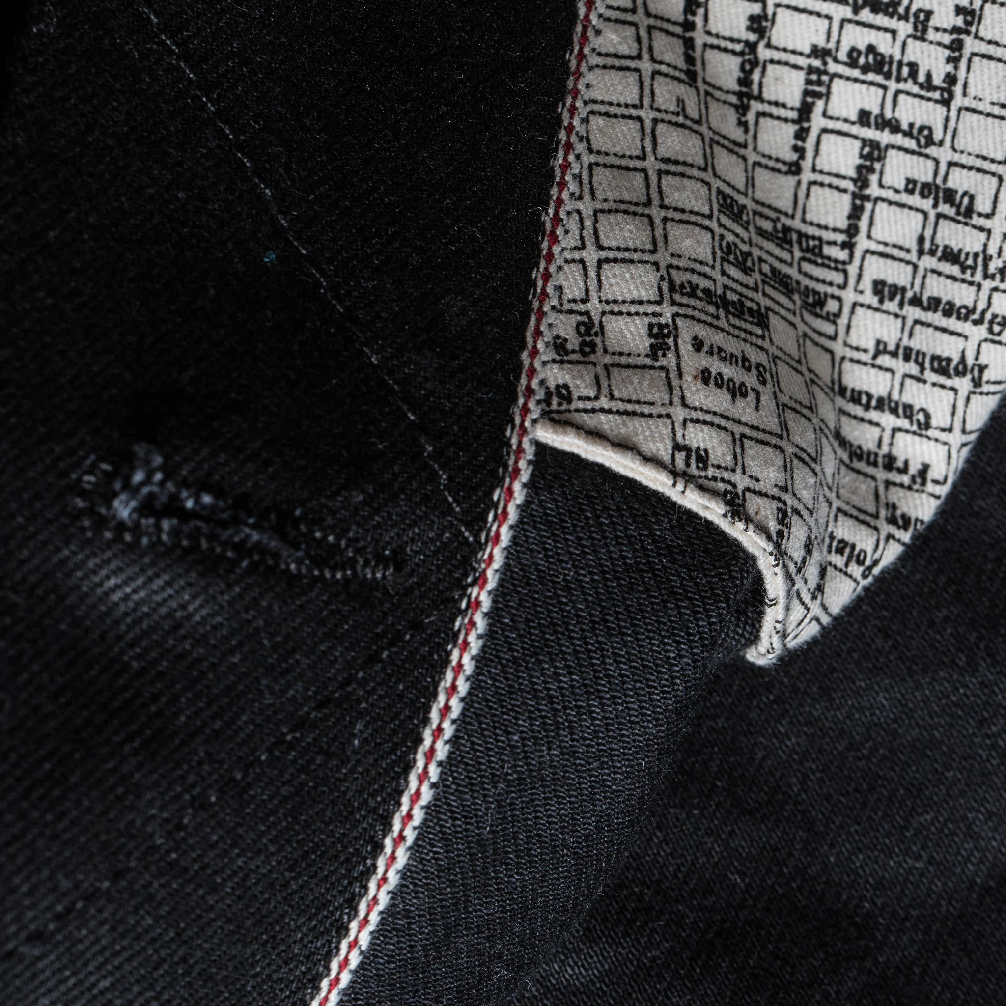 The Long Haul Jacket in Kuroki Mills Black Selvage - Image 8
