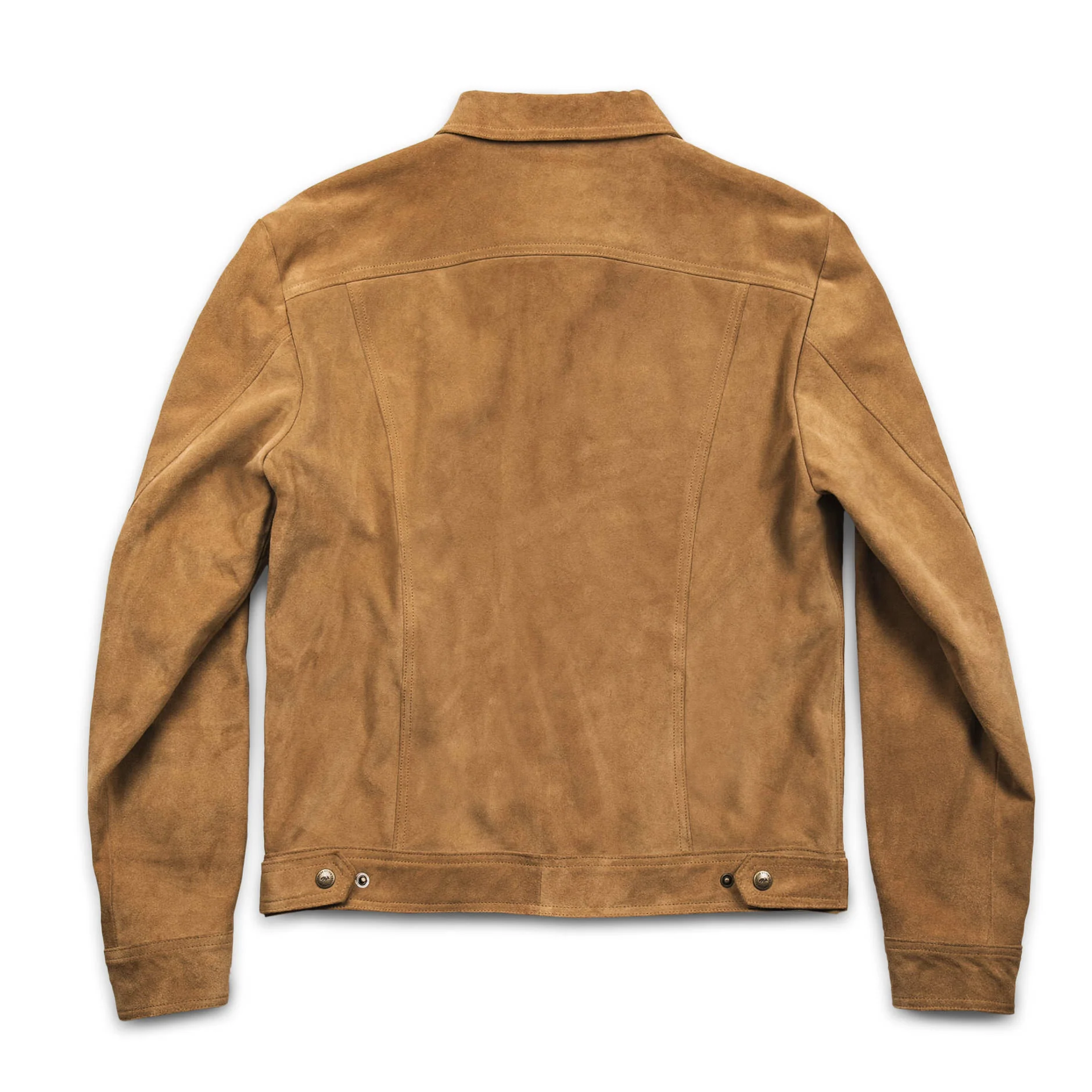 The Long Haul Jacket in Sand Weatherproof Suede - Image 11