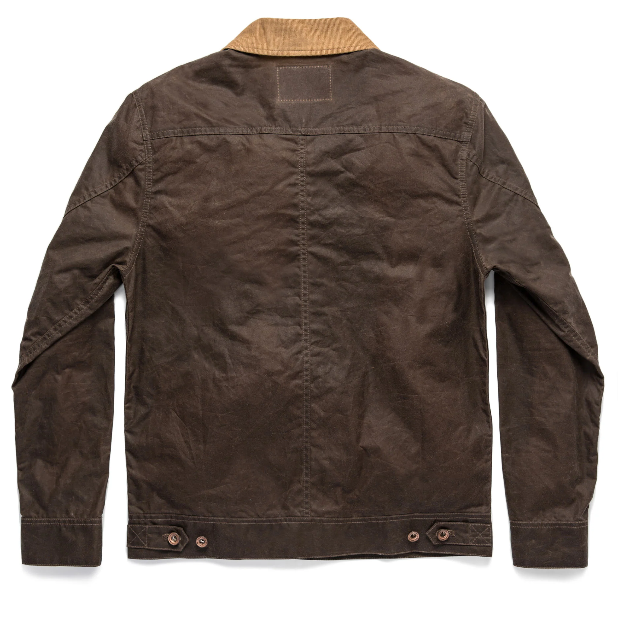 The Long Haul Jacket in Tobacco Waxed Canvas - Image 14