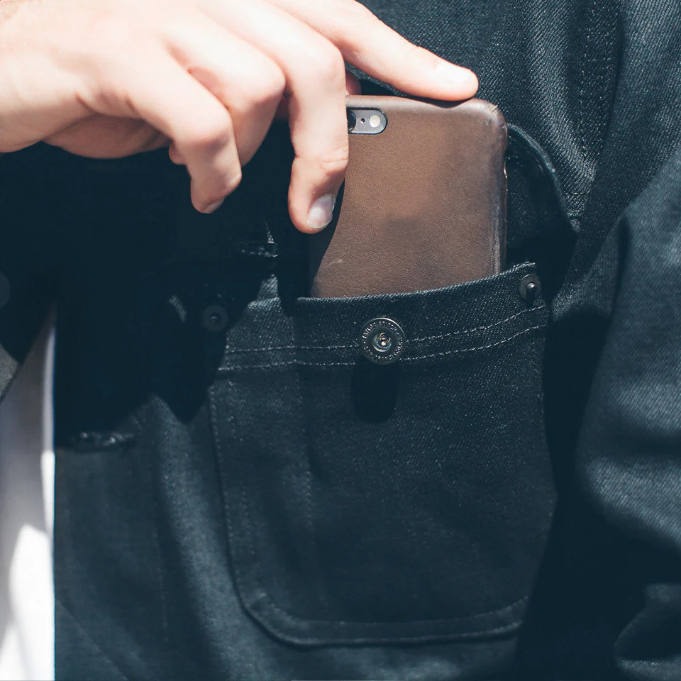 The Long Haul Jacket in Yoshiwa Mills Black Selvage - Image 10