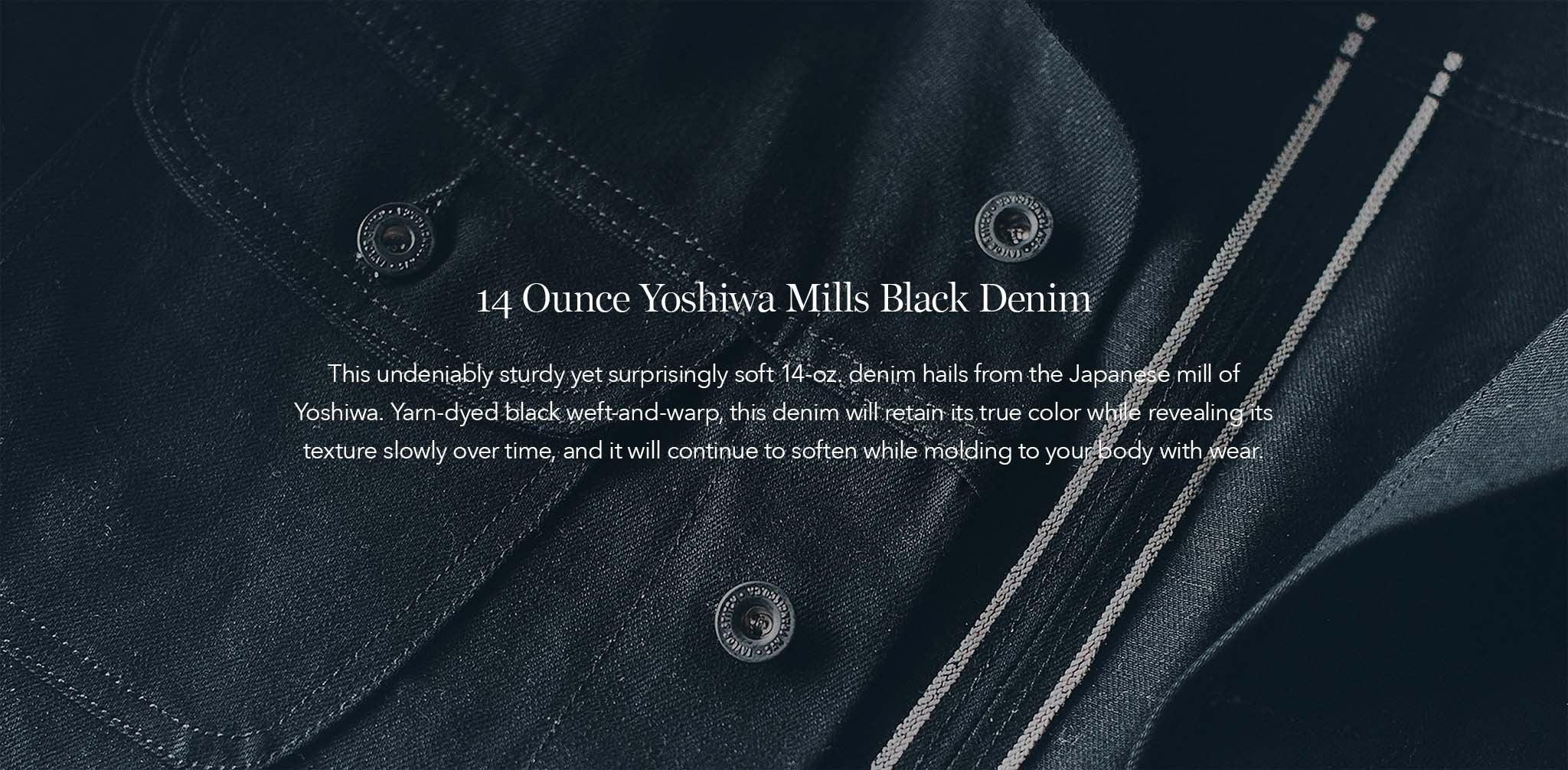 The Long Haul Jacket in Yoshiwa Mills Black Selvage - Image 13