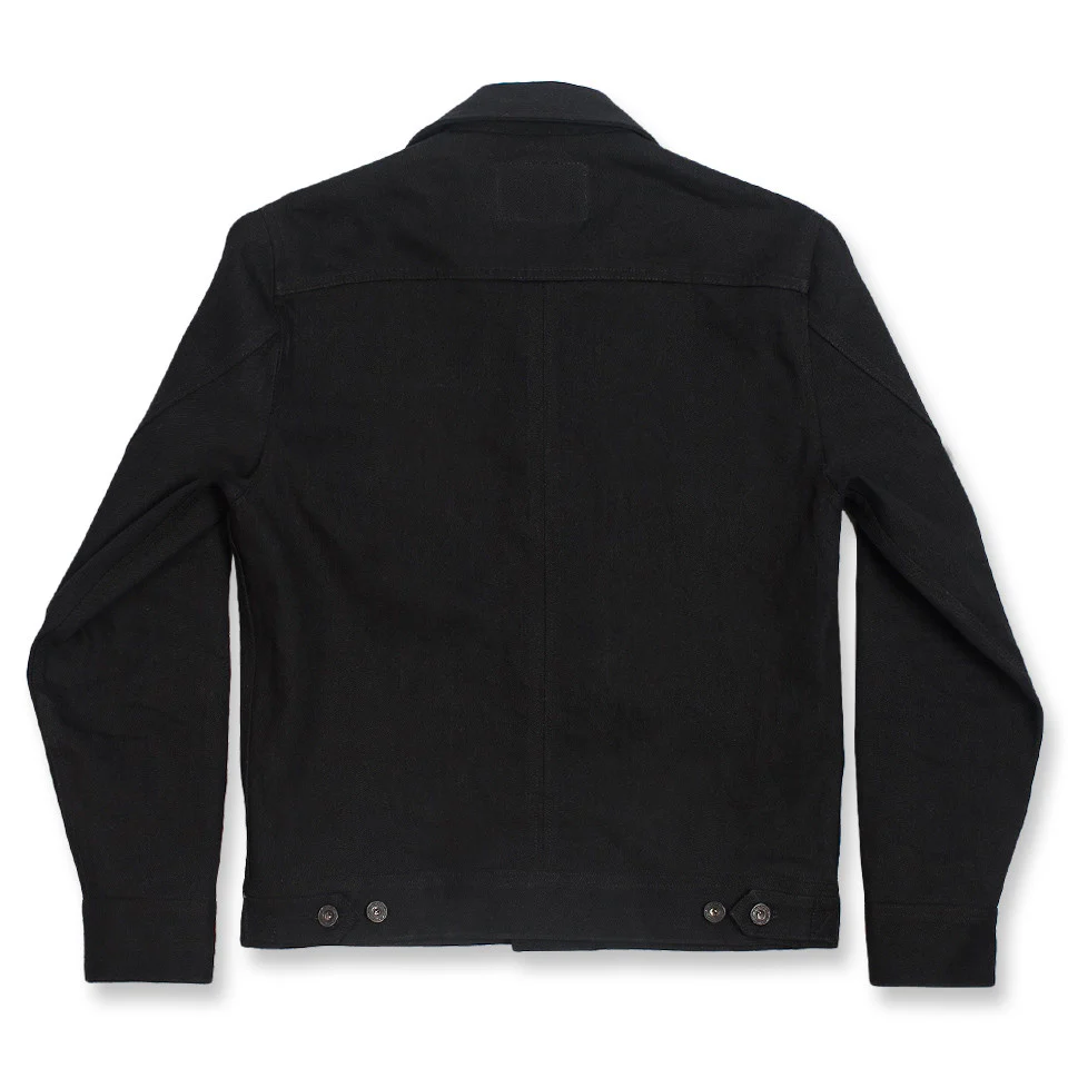 The Long Haul Jacket in Yoshiwa Mills Black Selvage - Image 4