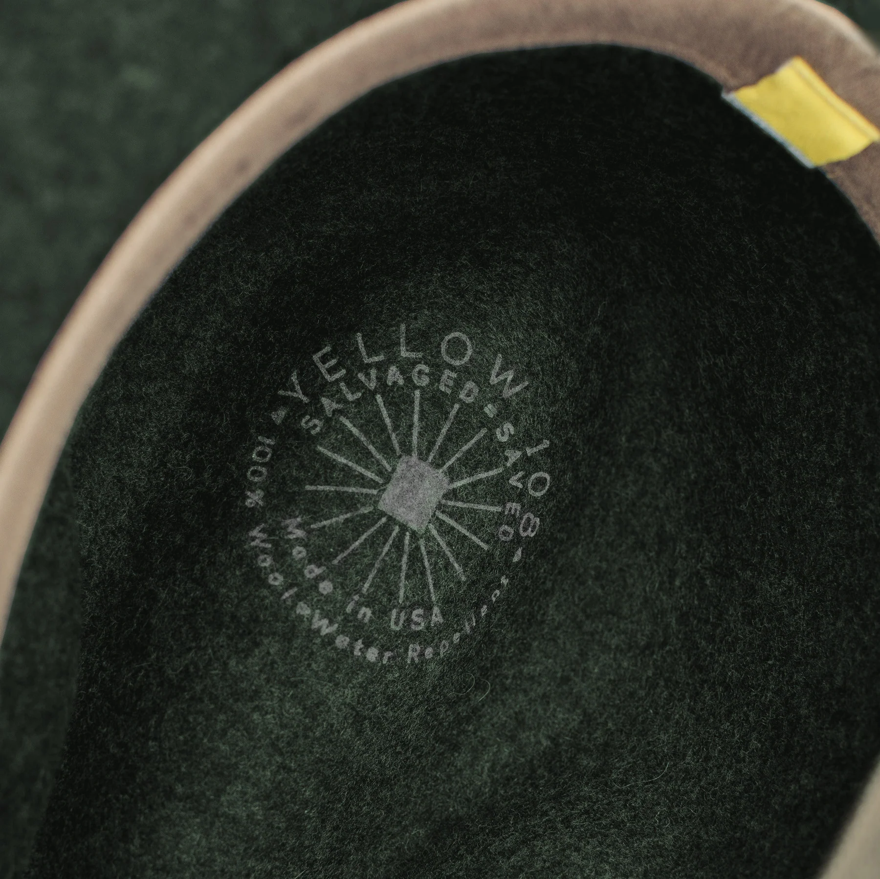The Luke Fedora in Olive - Image 2