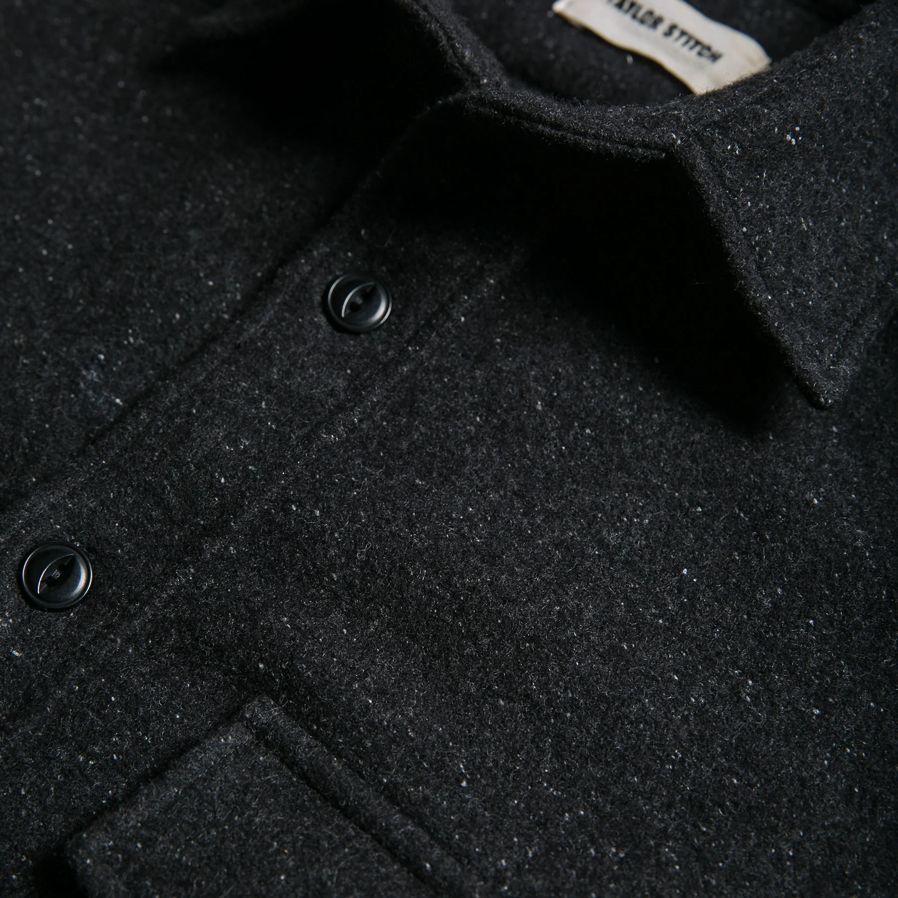 The Maritime Shirt Jacket in Charcoal - Image 9