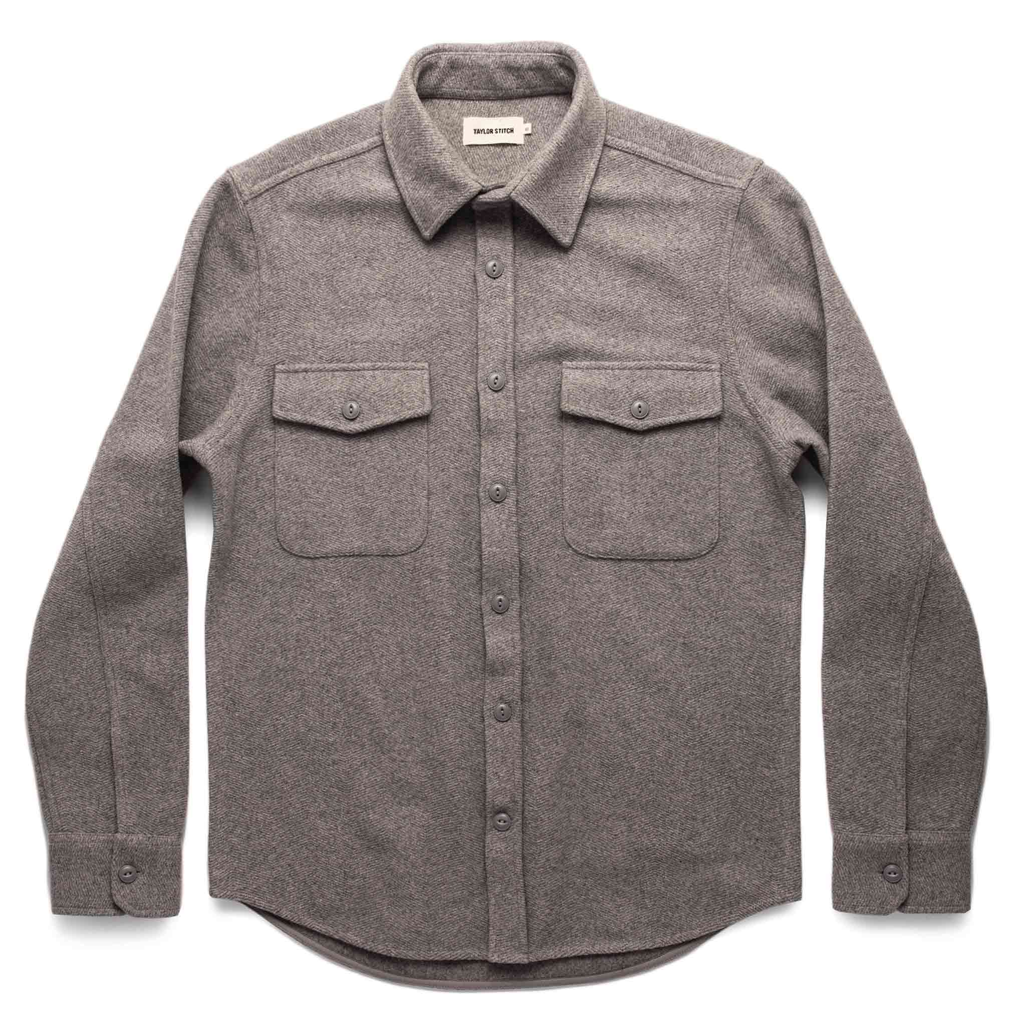 The Maritime Shirt Jacket in Heather Ash Wave - Image 11