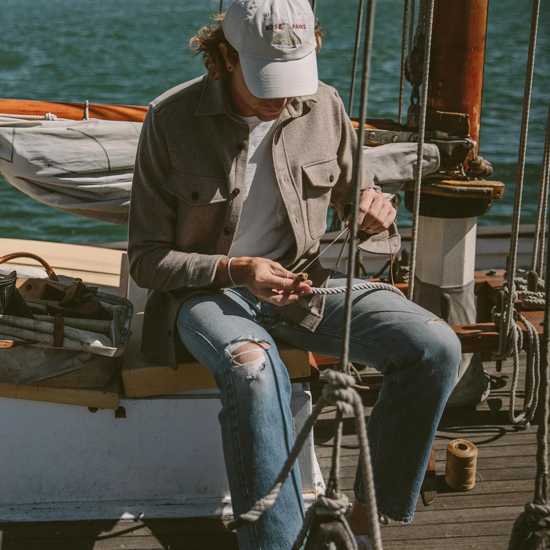 The Maritime Shirt Jacket in Natural - Image 5