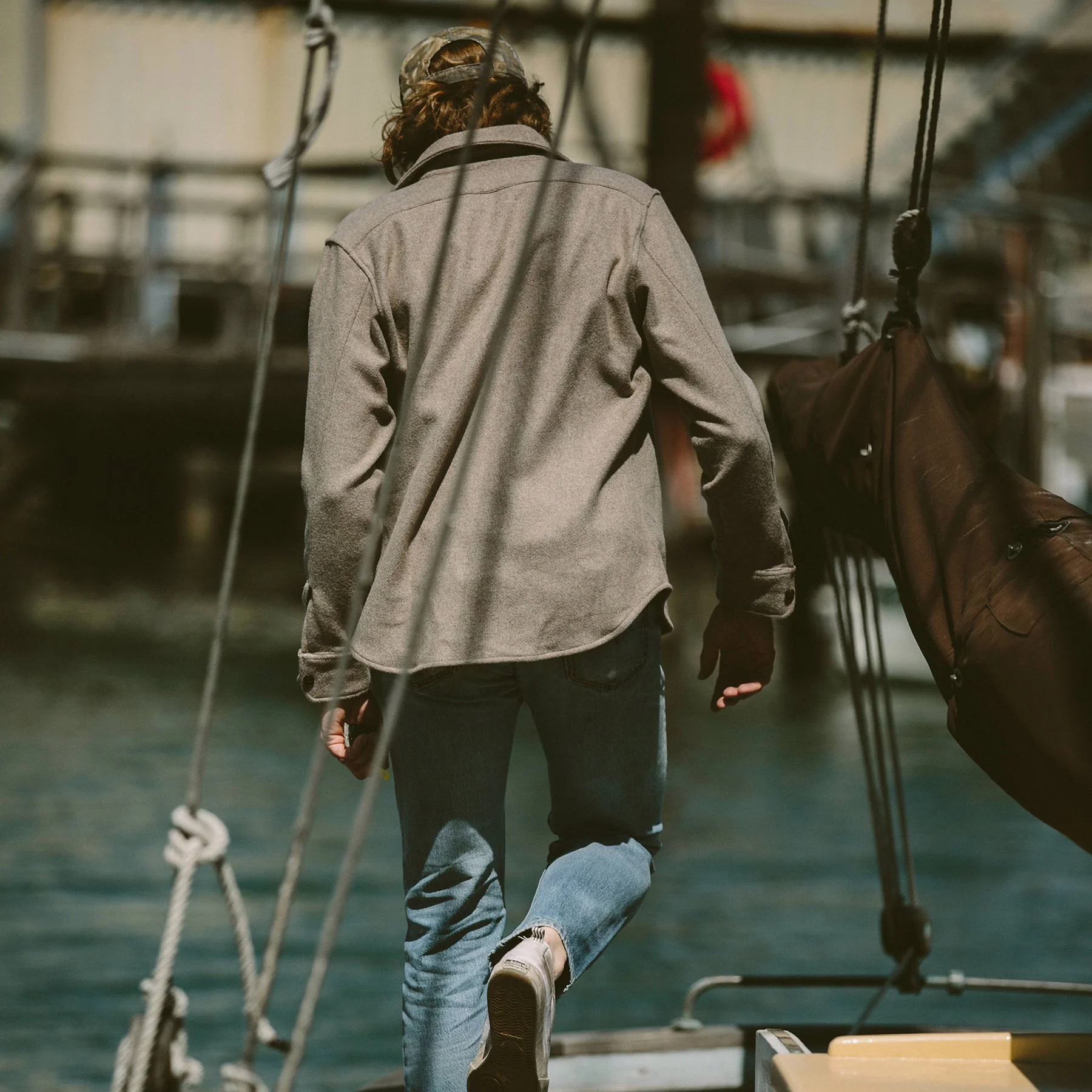 The Maritime Shirt Jacket in Natural - Image 7