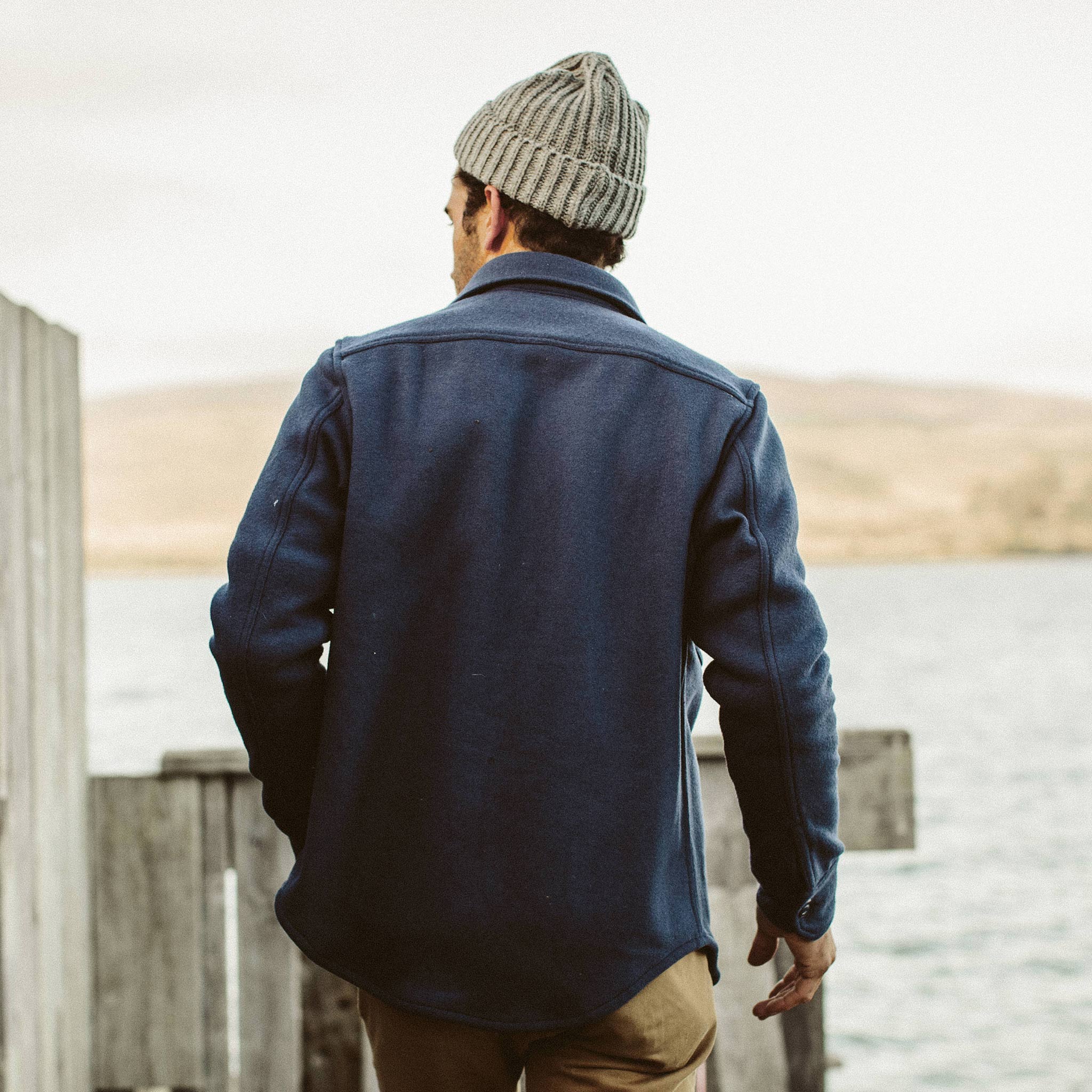 The Maritime Shirt Jacket in Navy - Image 5