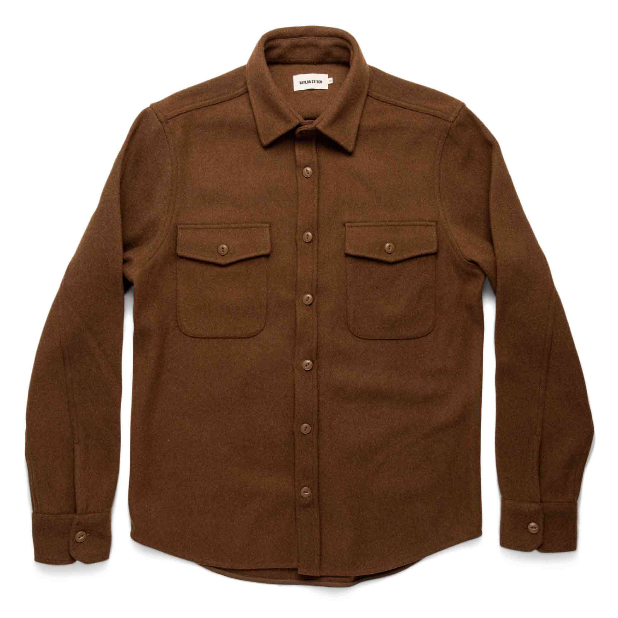The Maritime Shirt Jacket in Rust - Image 11