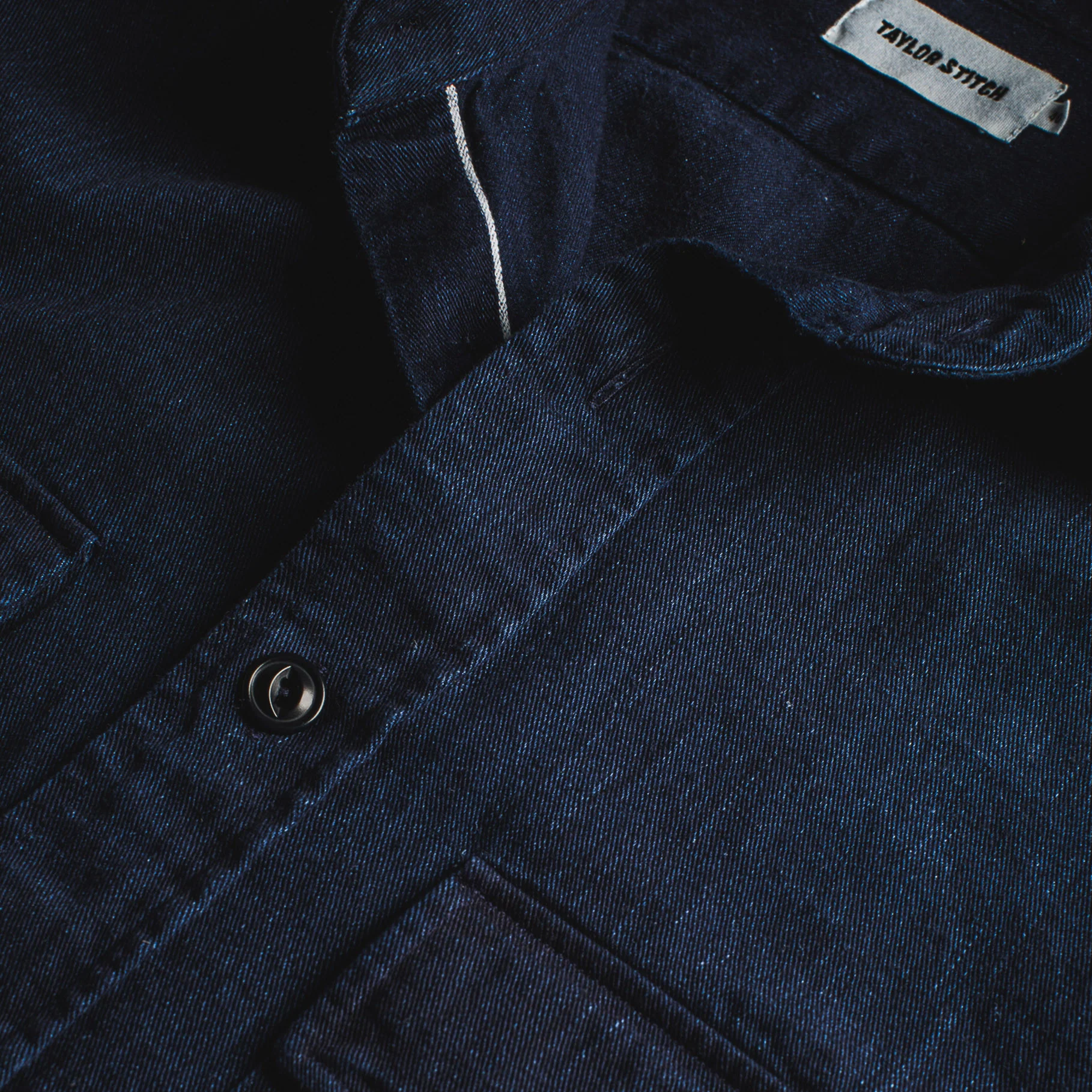 The Maritime Shirt Jacket in Sea Washed Indigo - Image 6
