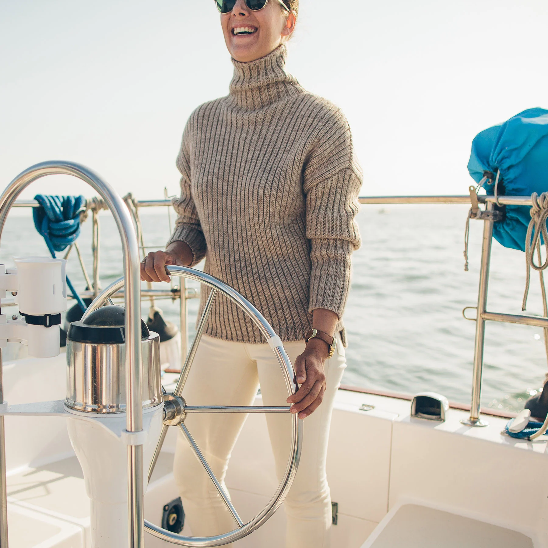 The Maritime Sweater in Mink - Image 3
