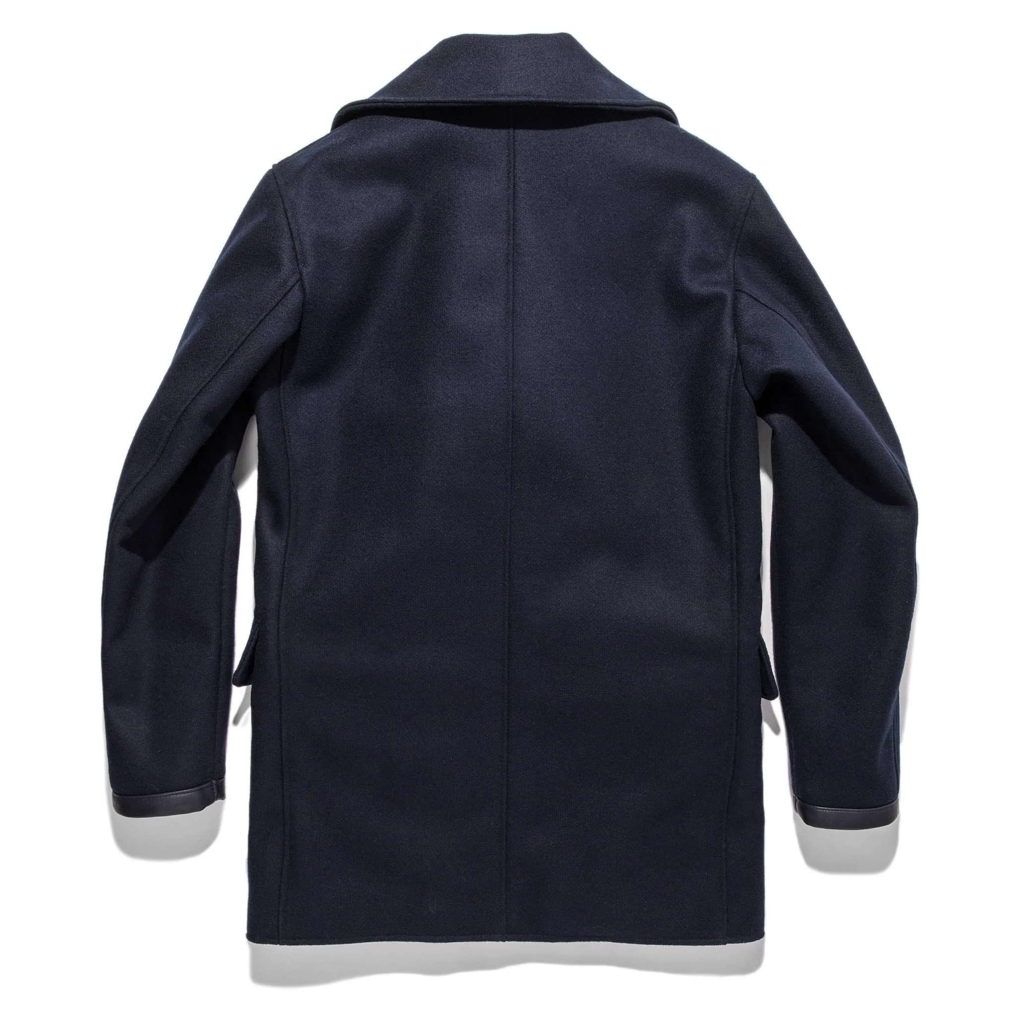 The Mendocino Peacoat in Navy Melton Wool - Image 18