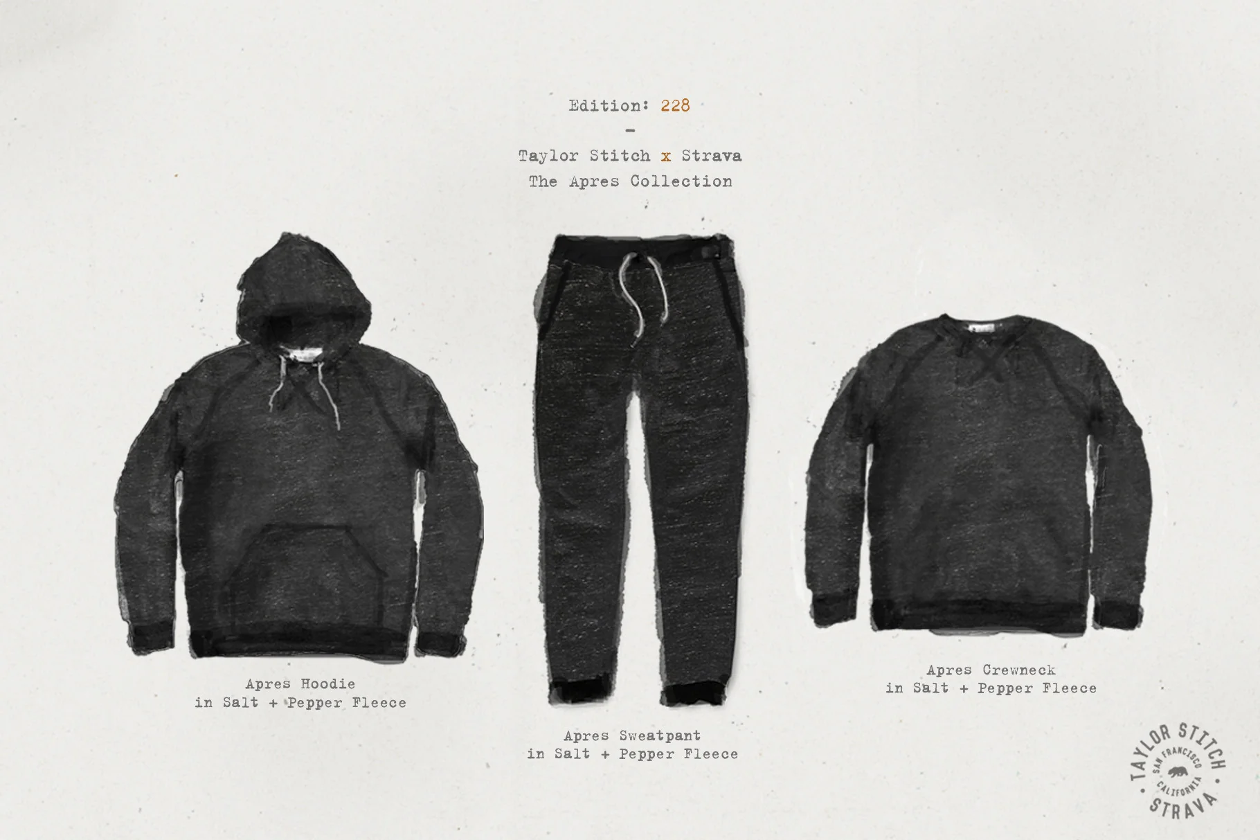 The Crew in Charcoal Fleck Fleece - Image 8