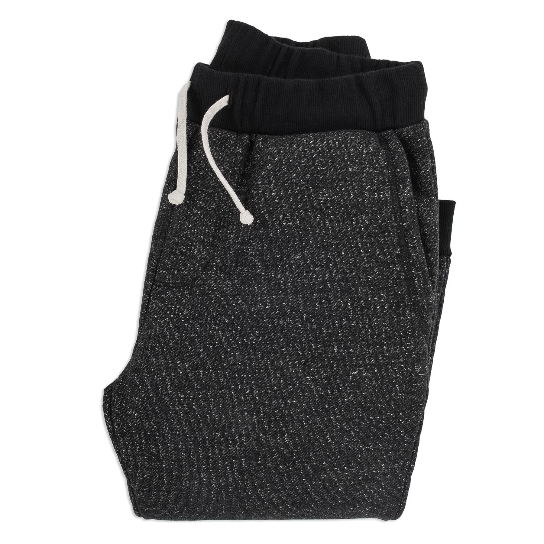 The Men's Apres Sweatpant in Salt and Pepper Fleece - Image 4