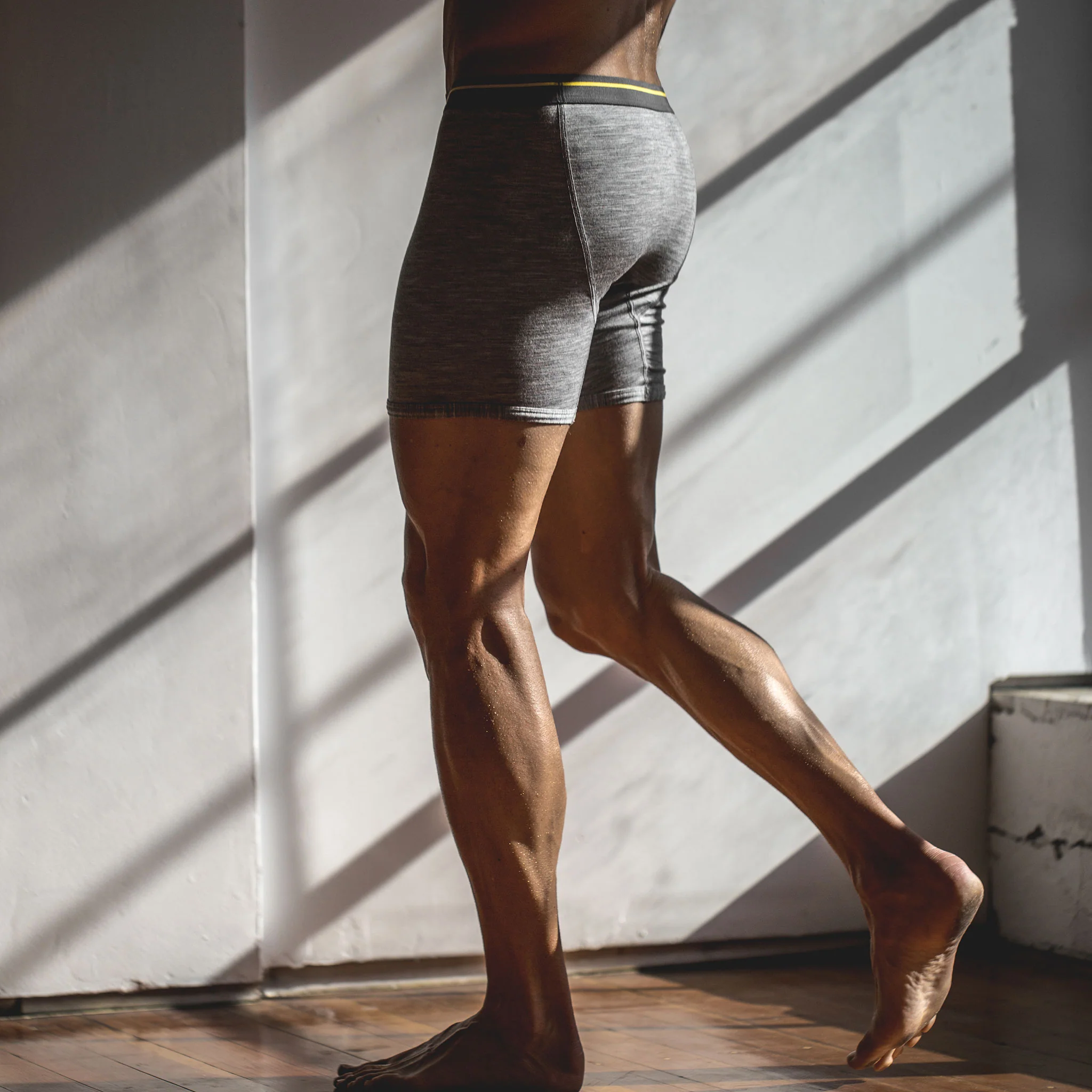 The Merino Boxer in Heathered Grey - Image 4