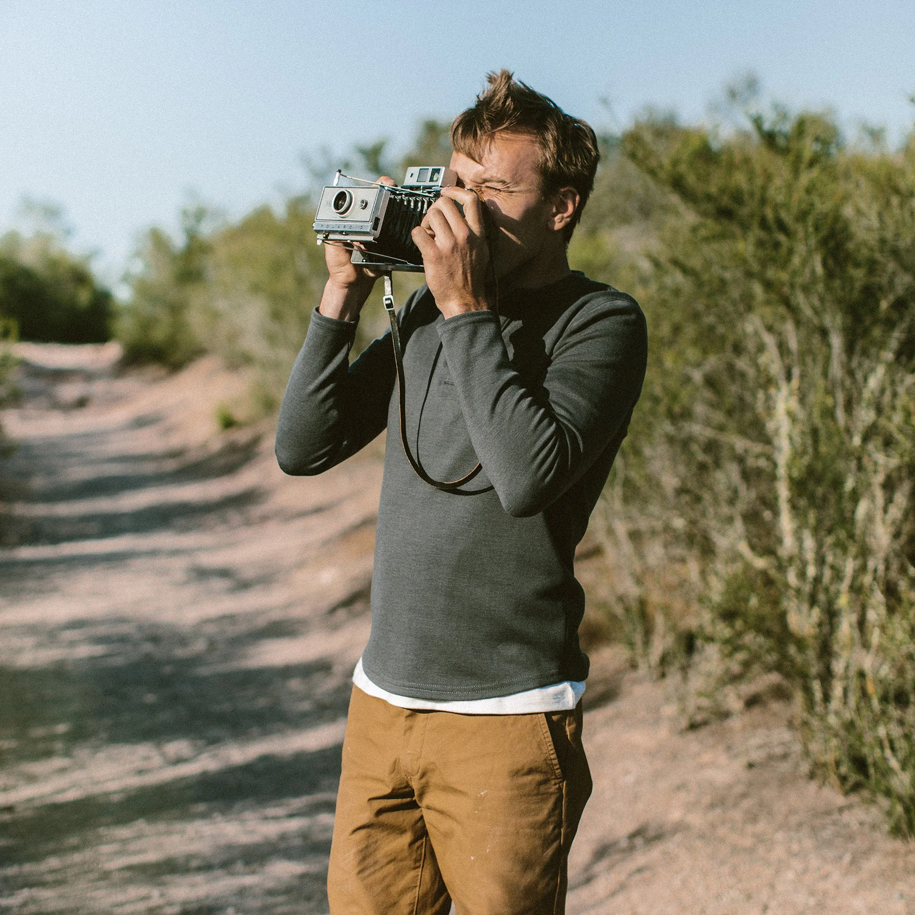 The Merino Henley in Charcoal - Image 2