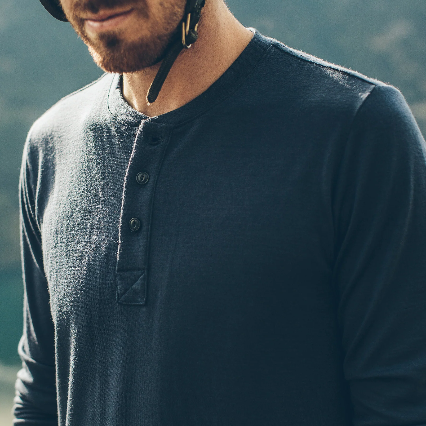 The Merino Henley in Indigo - Image 3
