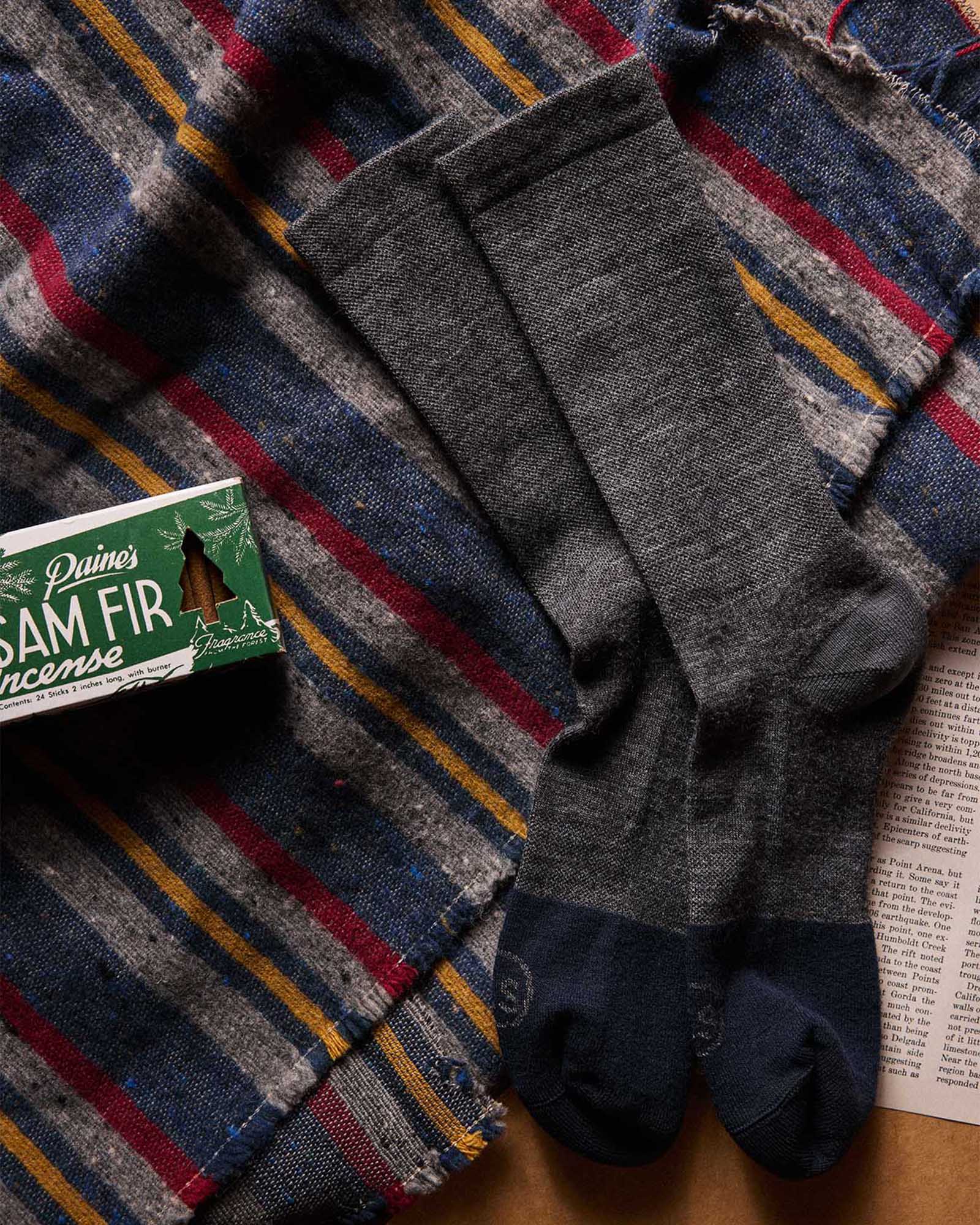 The Merino Sock in Charcoal - Image 3