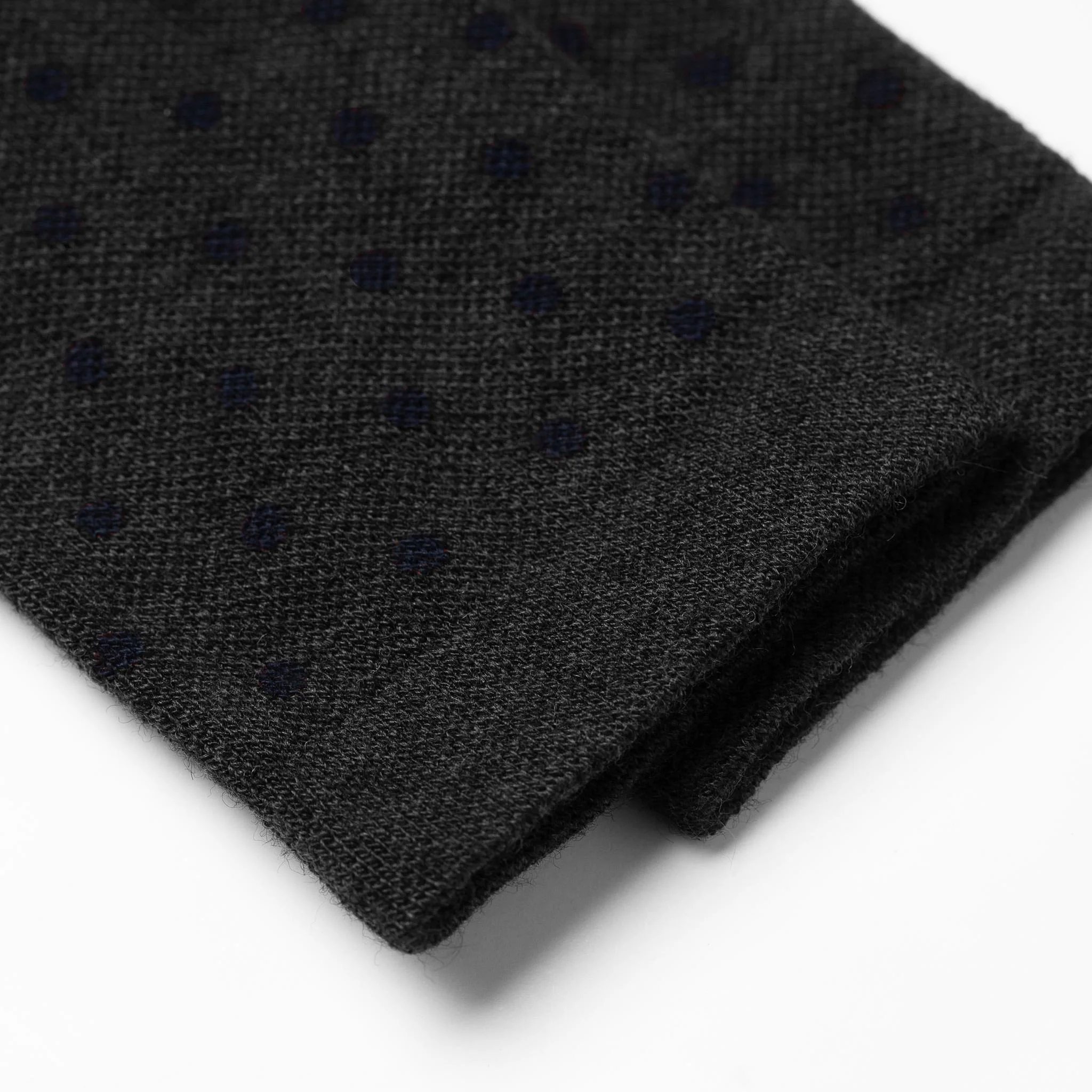 The Merino Sock in Charcoal Dot - Image 5