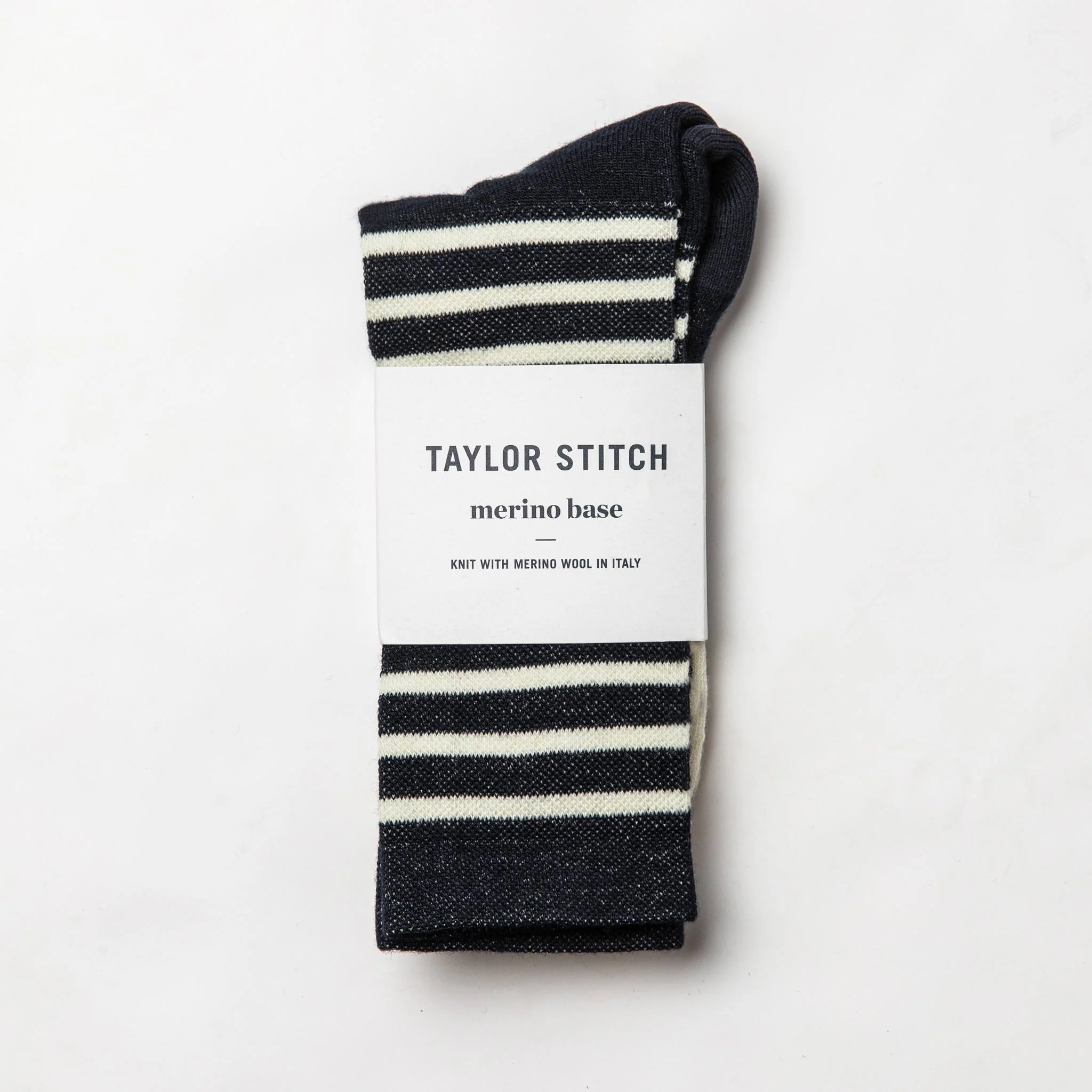 The Merino Sock in Navy Stripe - Image 3