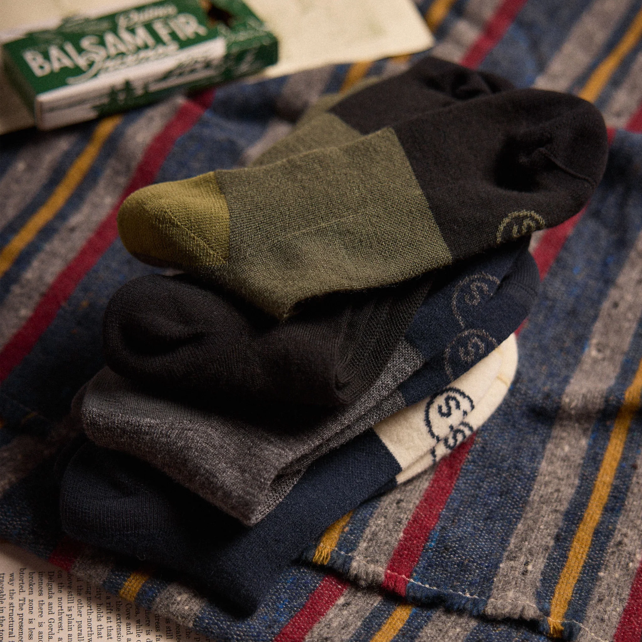 The Merino Sock in Olive - Image 4