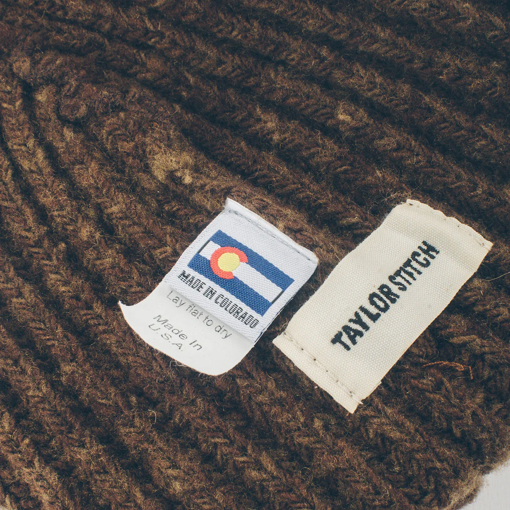 The Merino Wool Beanie in Pinecone - Image 3