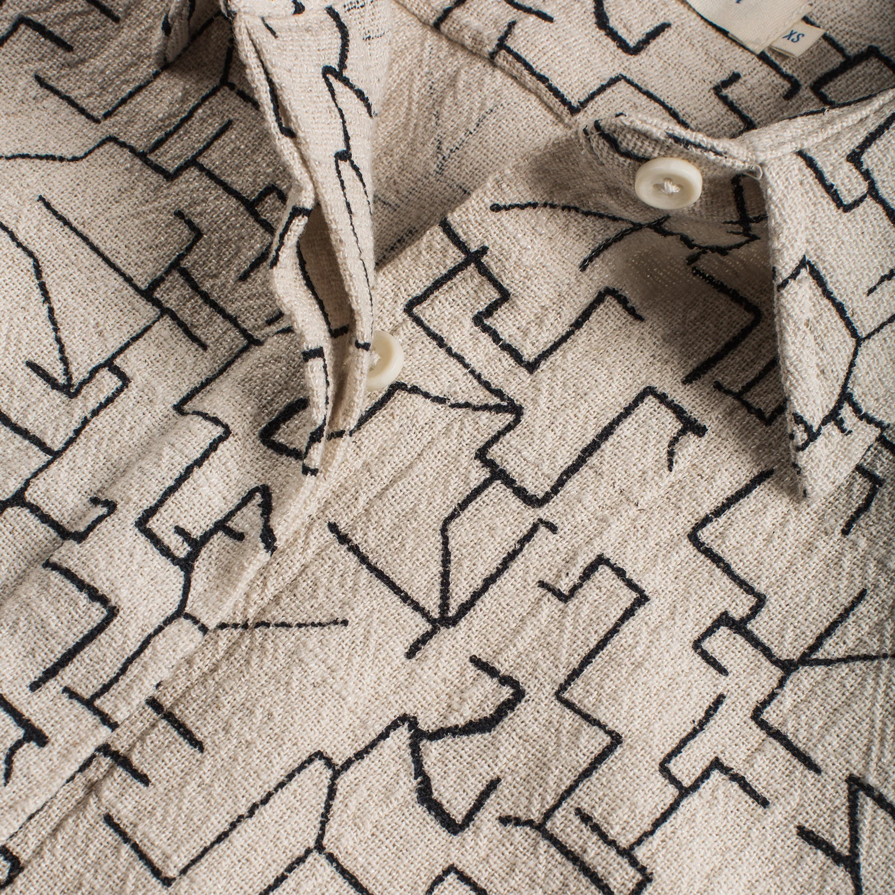 The Michelle Shirt in Maze Print - Image 6