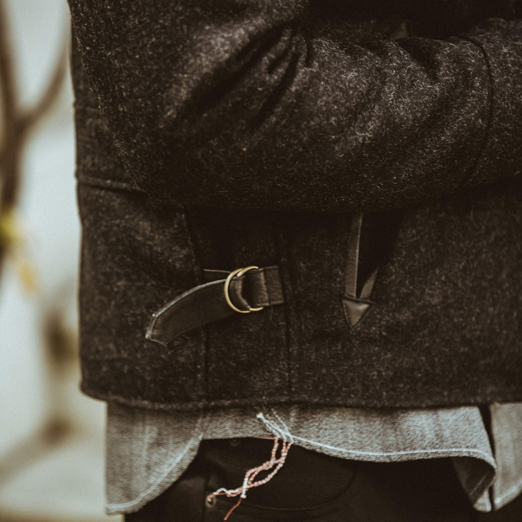 The Monterey Bomber in Charcoal Wool - Image 6