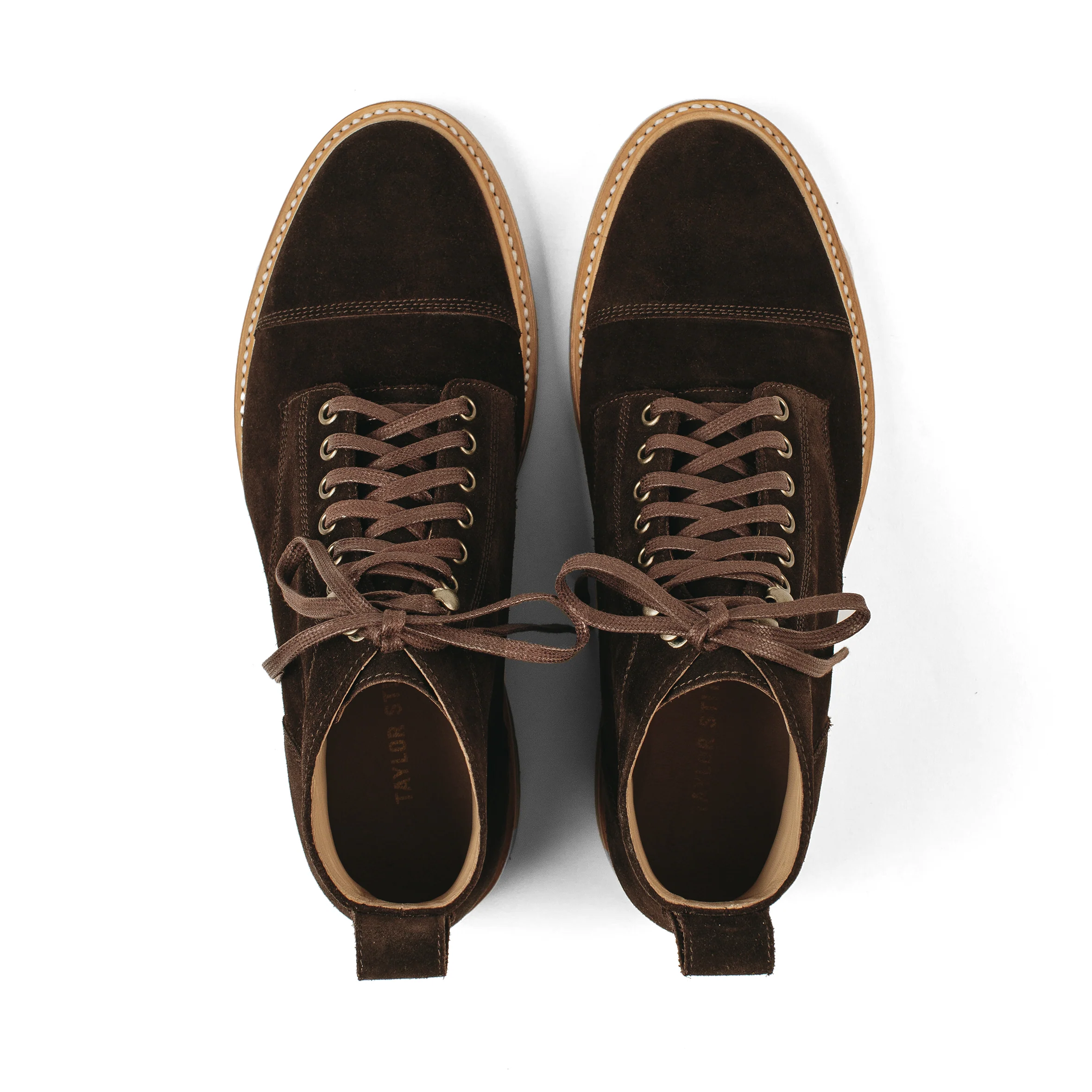 The Moto Boot in Weatherproof Chocolate Suede - Image 13
