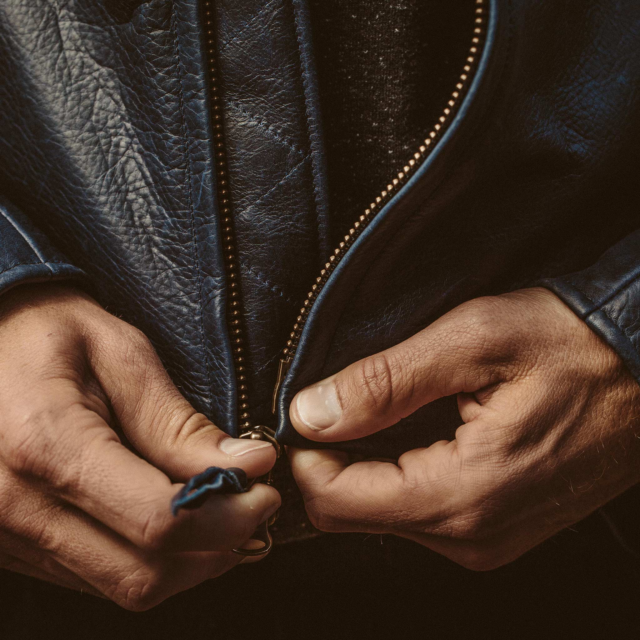 The Moto Jacket in Midnight Steerhide - Image 8