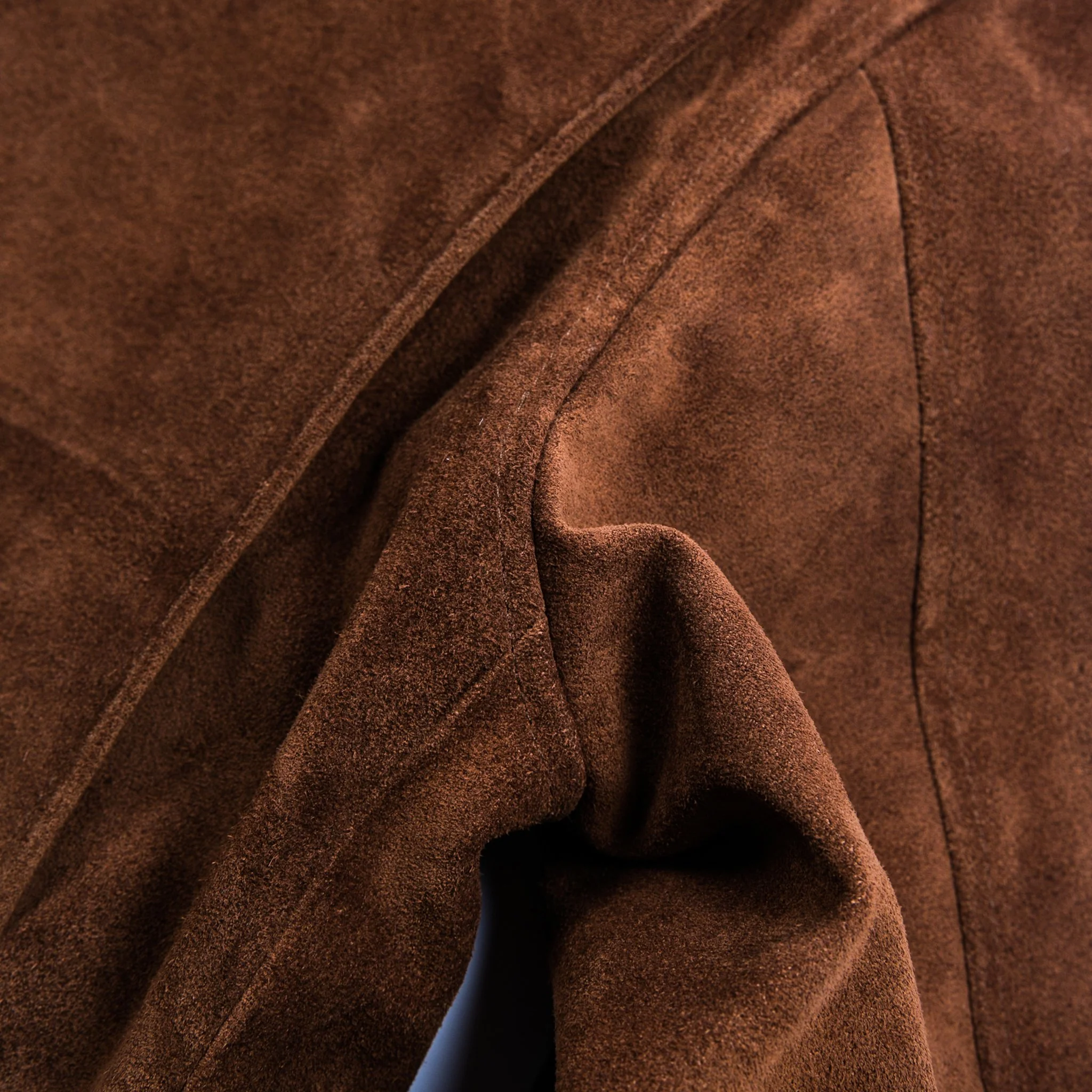 The Moto Jacket in Tobacco Suede - Image 11
