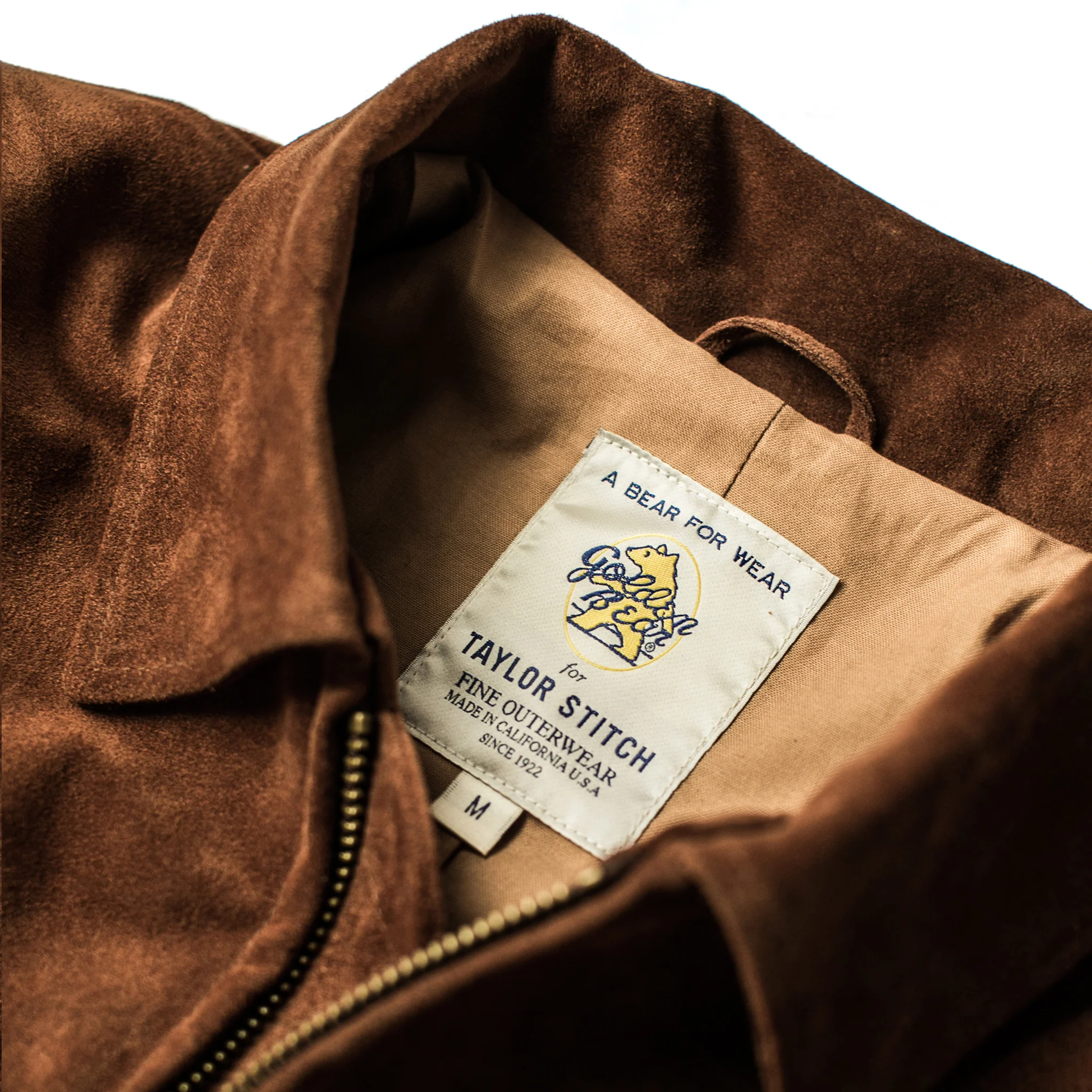 The Moto Jacket in Tobacco Weatherproof Suede - Image 12