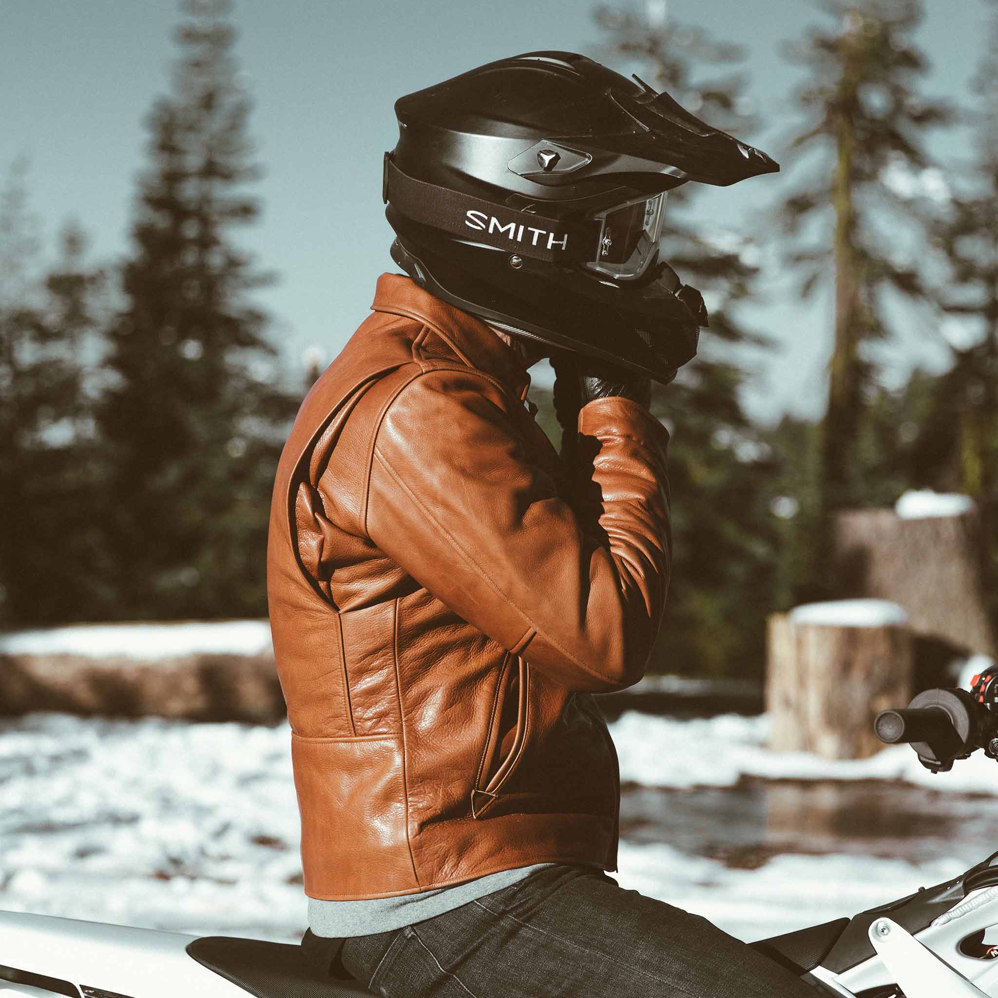 The Moto Jacket in Whiskey - Image 6