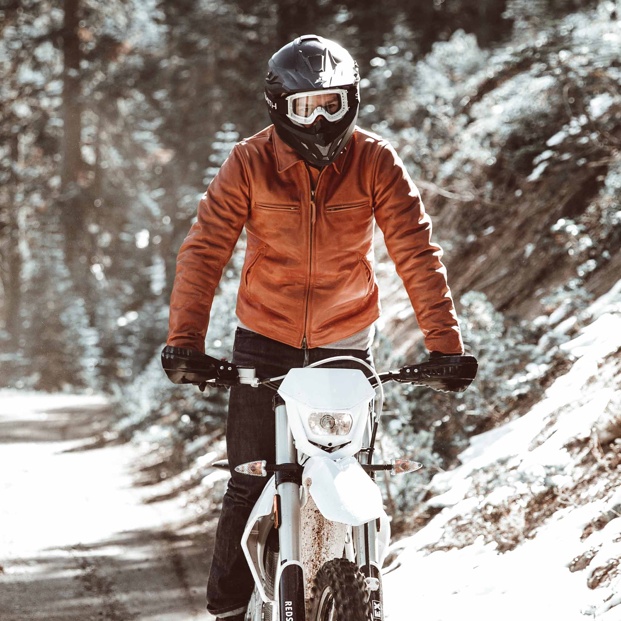 The Moto Jacket in Whiskey - Image 9