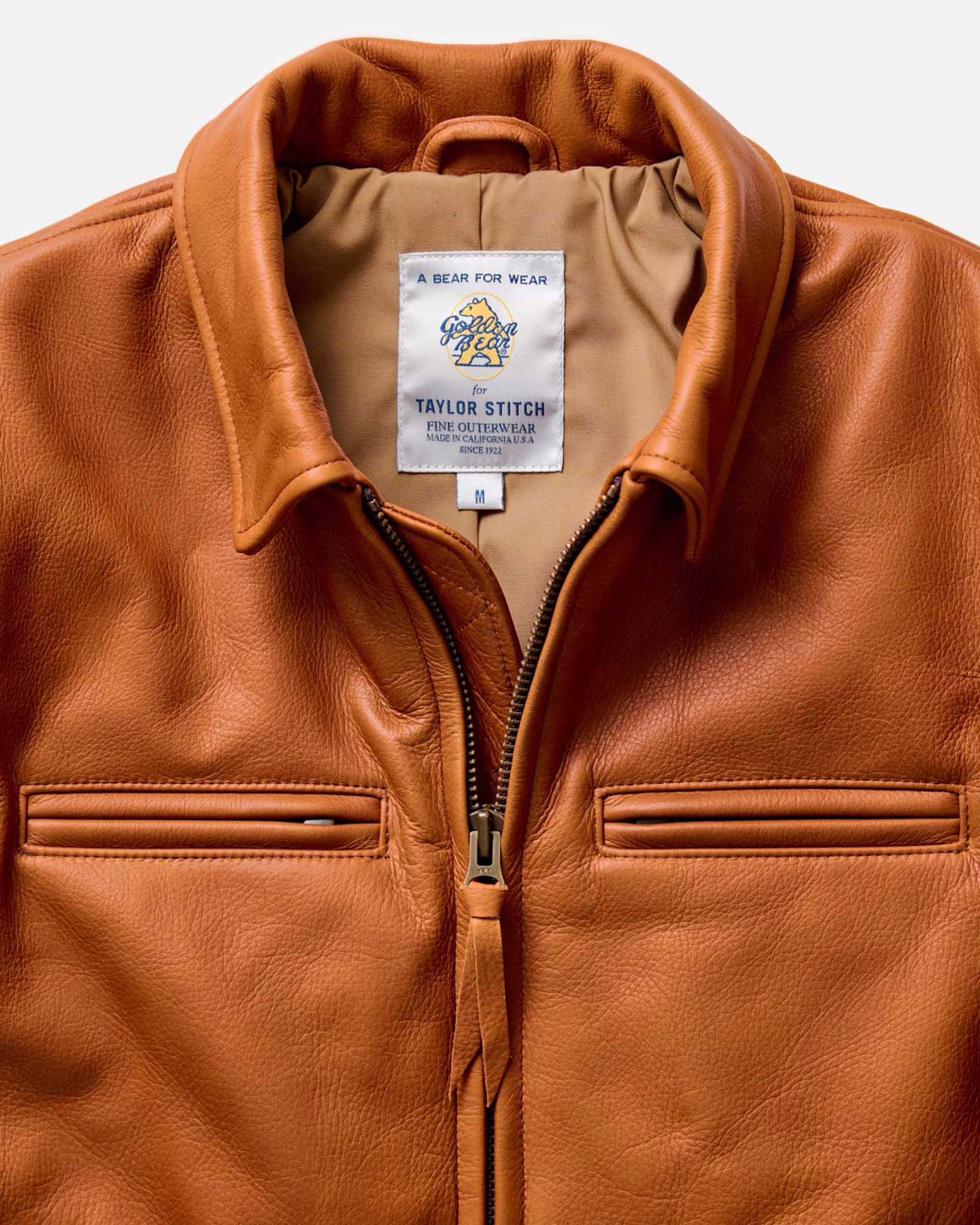 The Moto Jacket in Whiskey Steerhide - Image 5