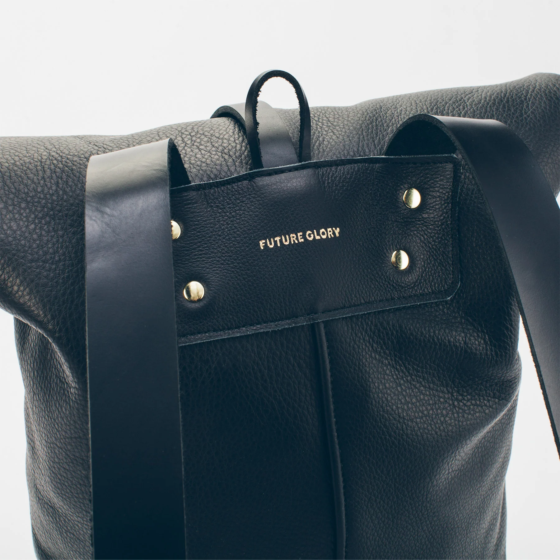 The Moto Rolltop Backpack in Noir - Image 3