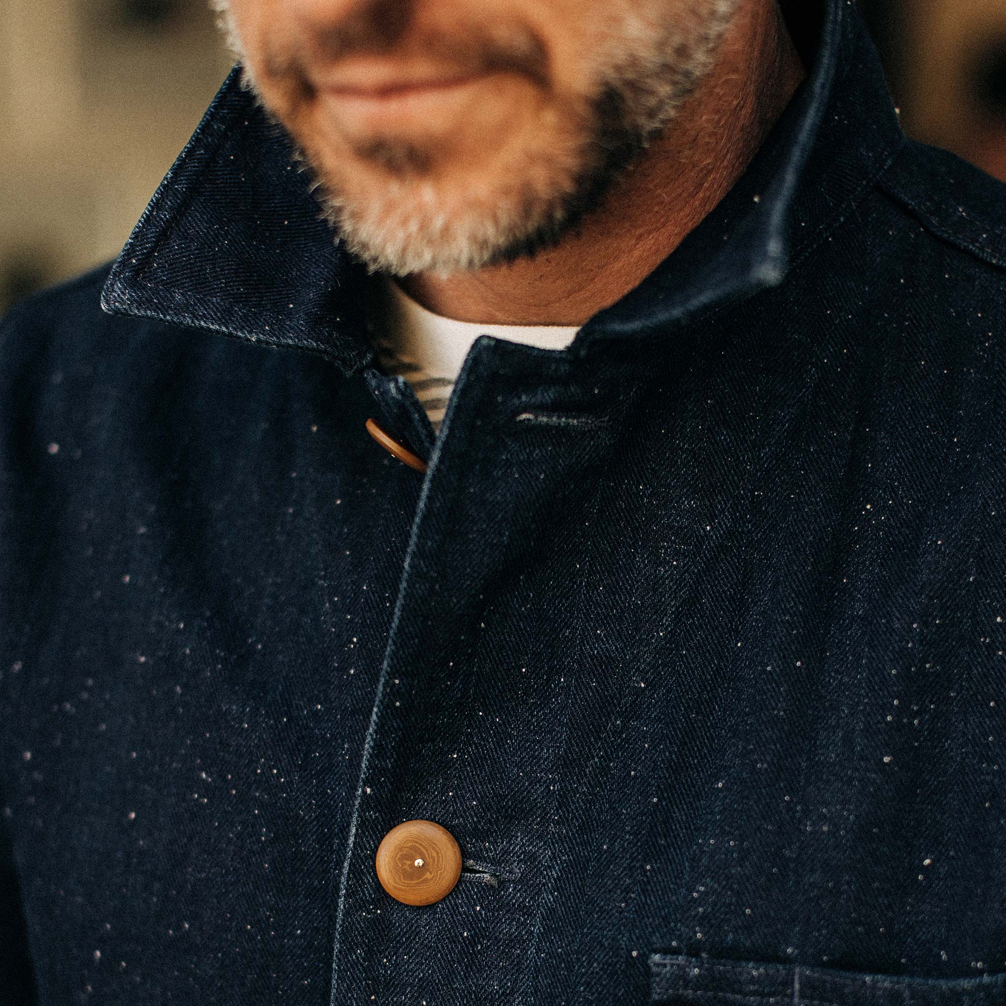 The Ojai Jacket in Indigo Herringbone - Image 4
