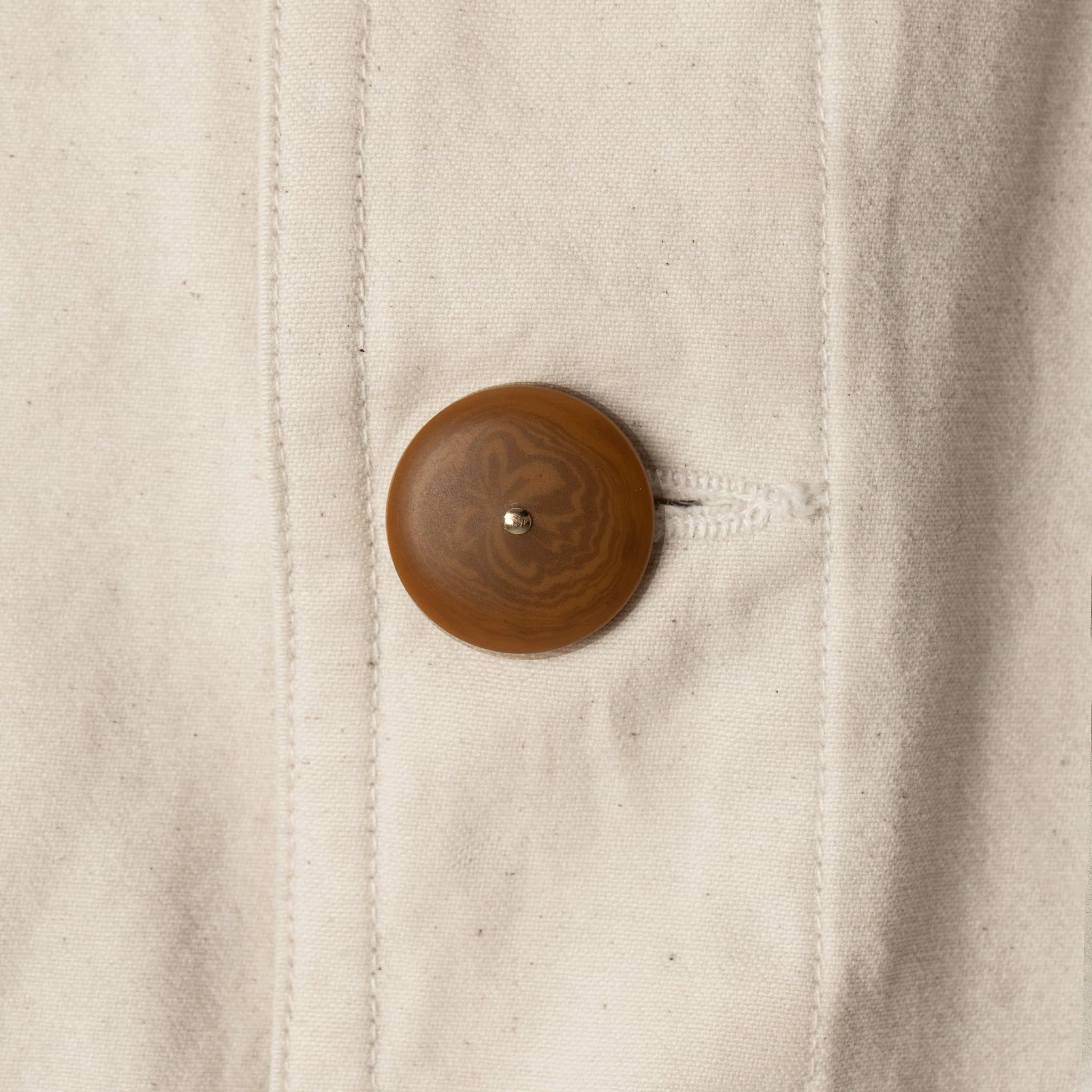 The Ojai Jacket in Natural Reverse Sateen - Image 9