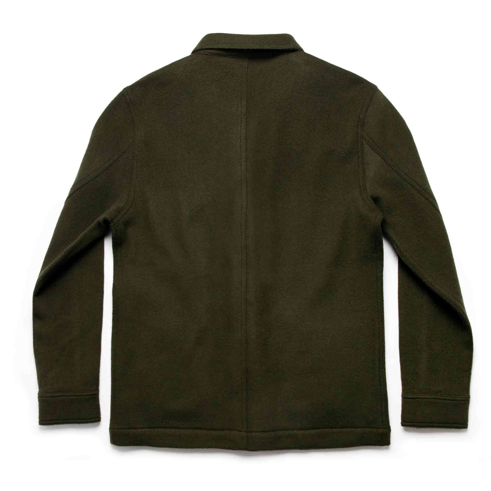 The Ojai Jacket in Olive Wool - Image 9
