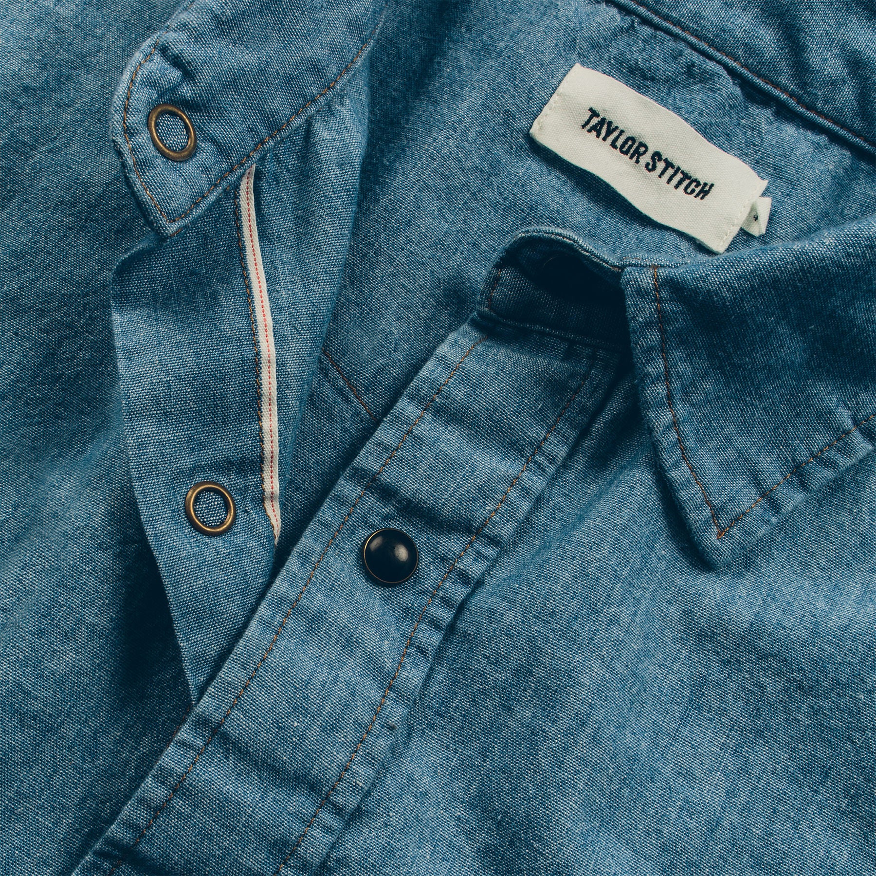 The Oxnard in Sun Bleached Chambray - Image 7