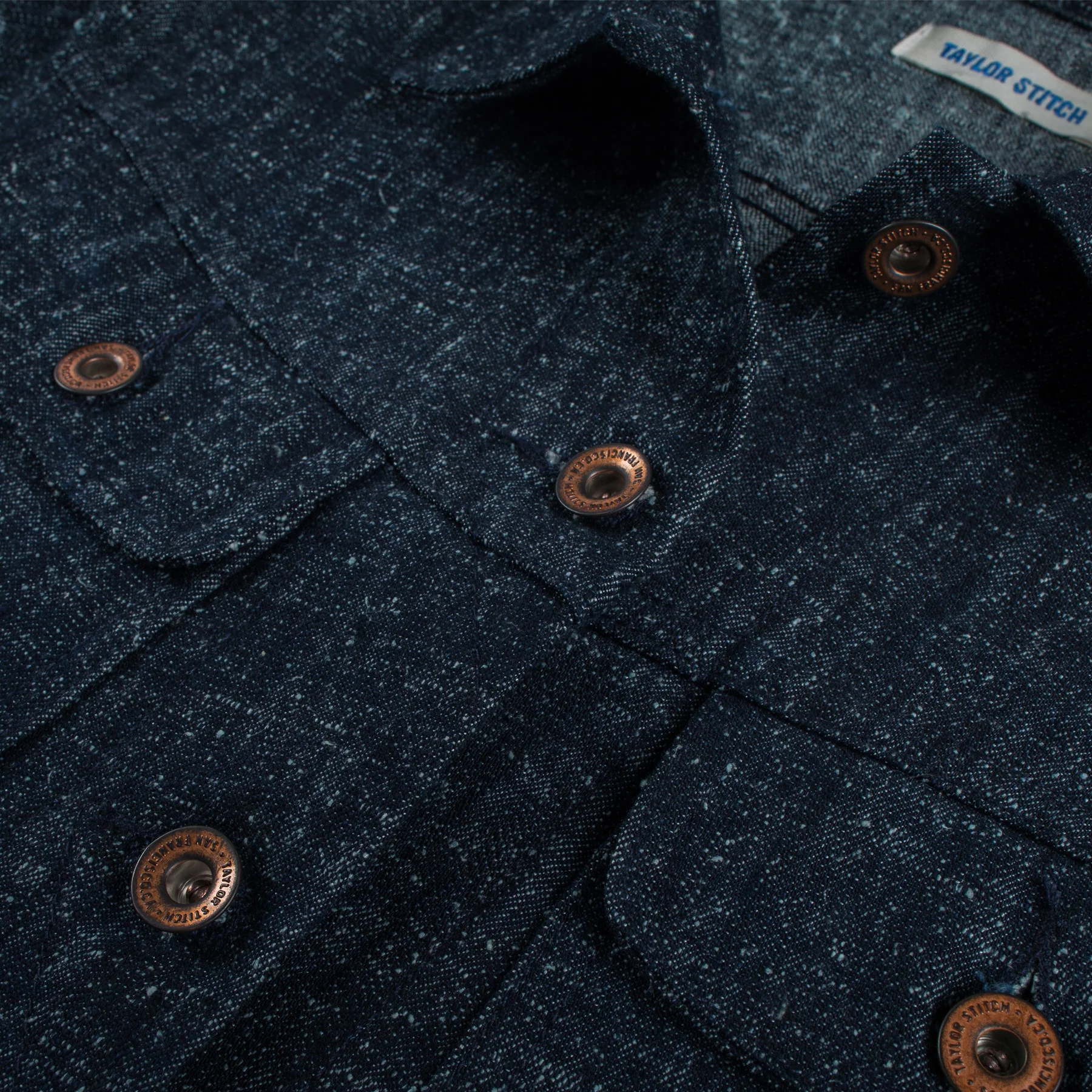 The Pacific Jacket in Indigo Silk Denim - Image 3