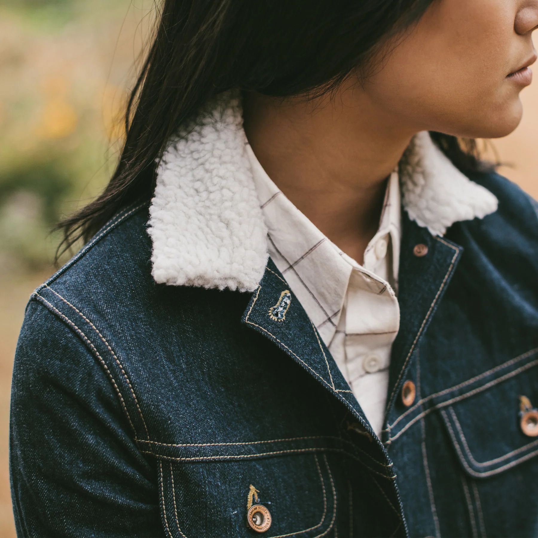 The Pacific Jacket in Sea Washed Selvage Denim - Image 3
