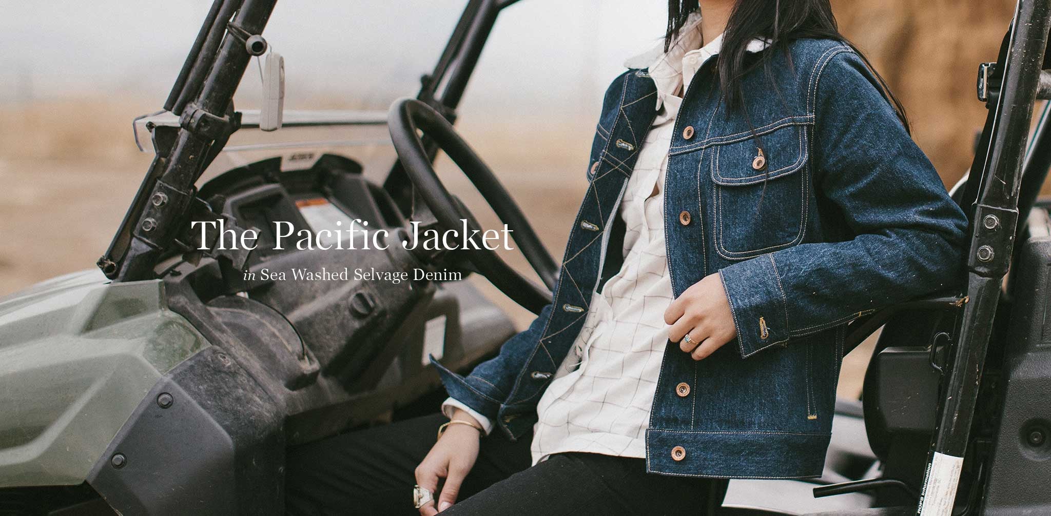 The Pacific Jacket in Sea Washed Selvage Denim - Image 9