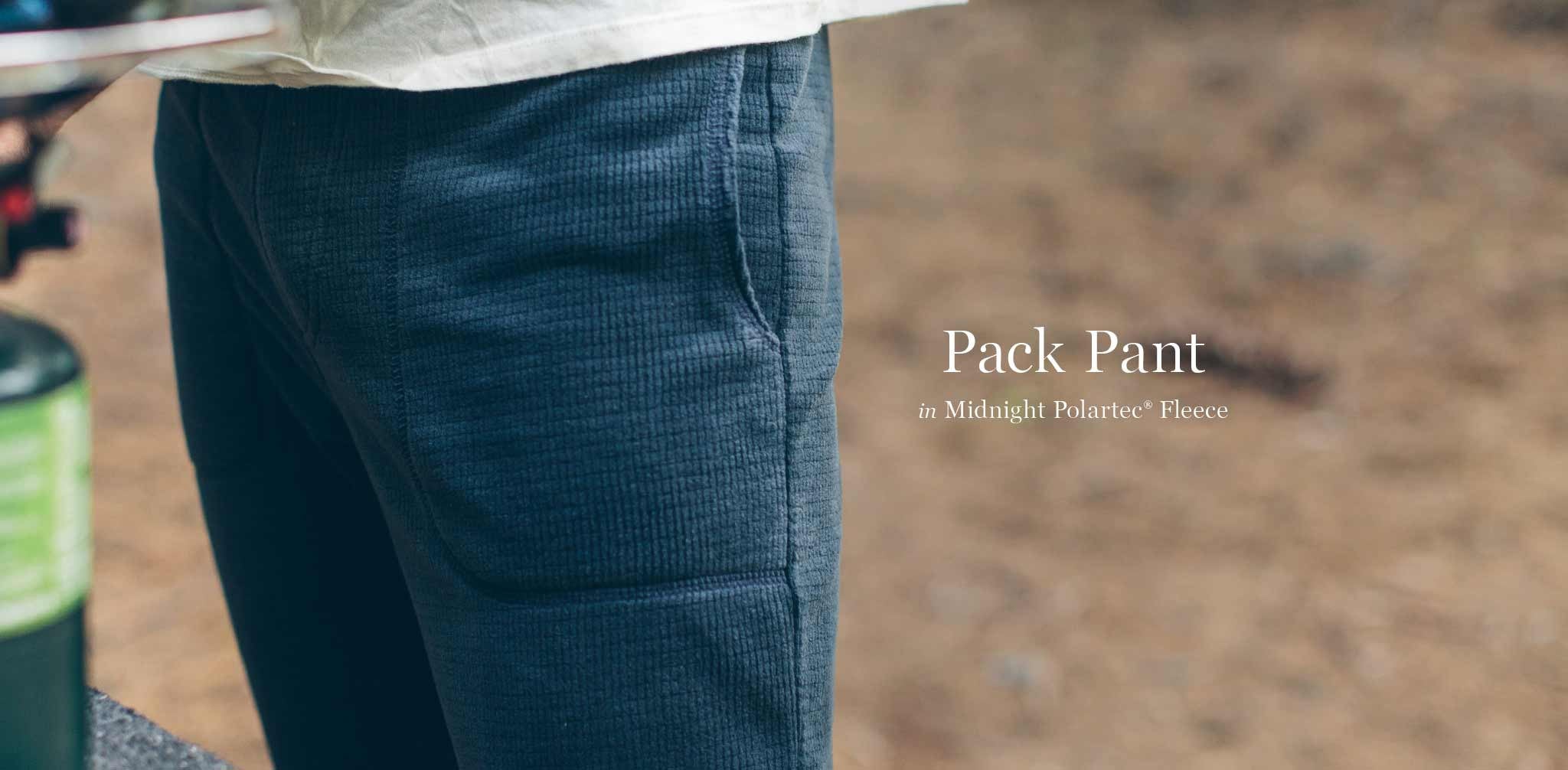 The Pack Pant in Midnight Polartec Fleece - Image 8