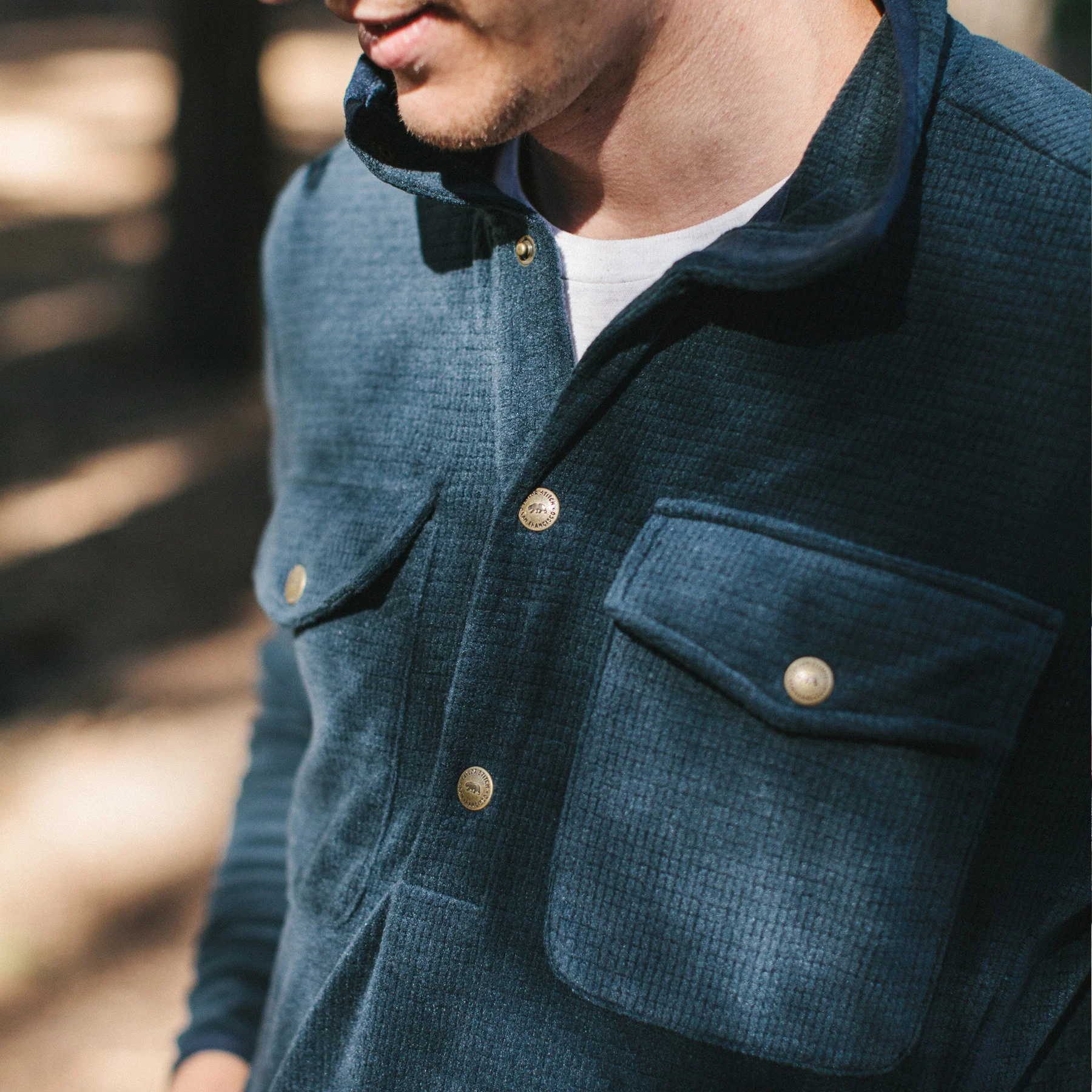 The Pack Pullover in Midnight Polartec Fleece - Image 3