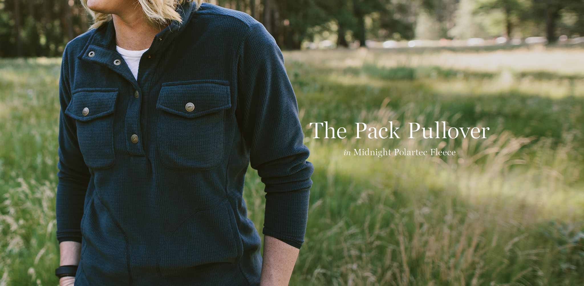 The Pack Pullover in Midnight Polartec Fleece - Image 8
