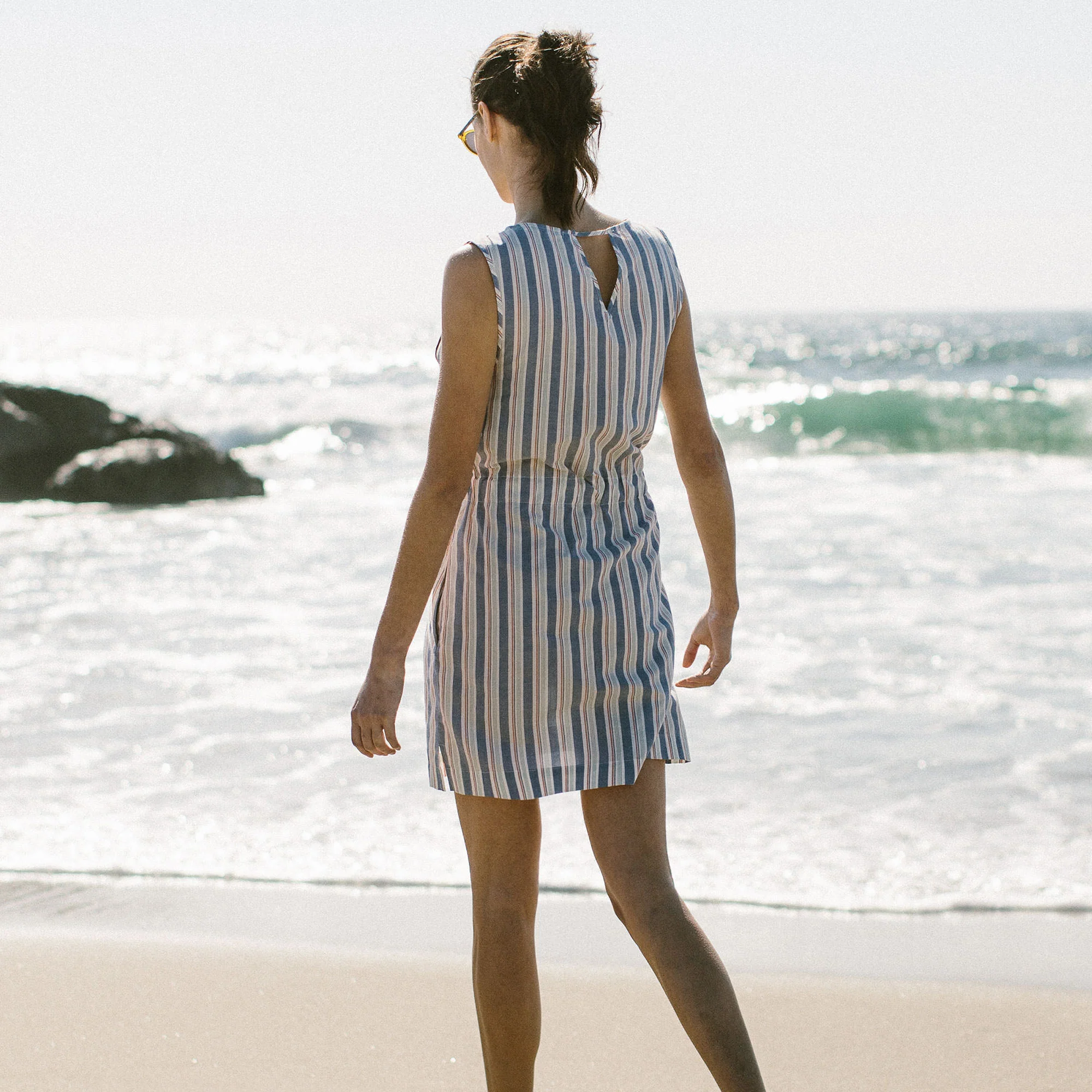 The Palisades Dress in Surf Stripe - Image 5