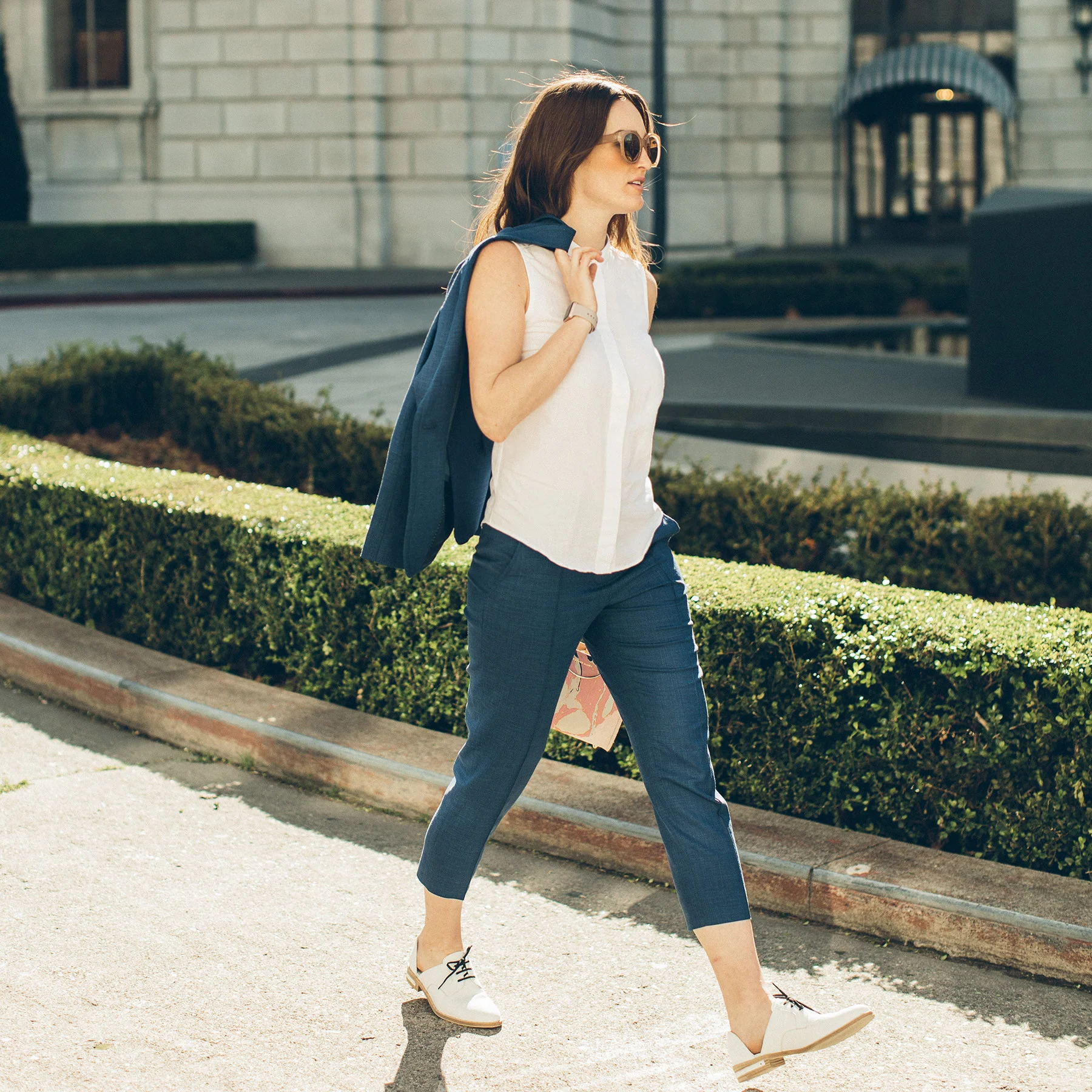 The Parsons Pant in Cobalt - Image 3