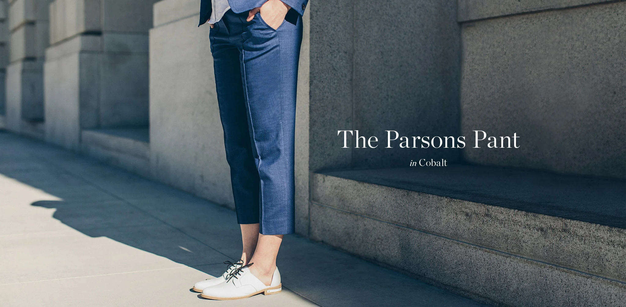 The Parsons Pant in Cobalt - Image 8