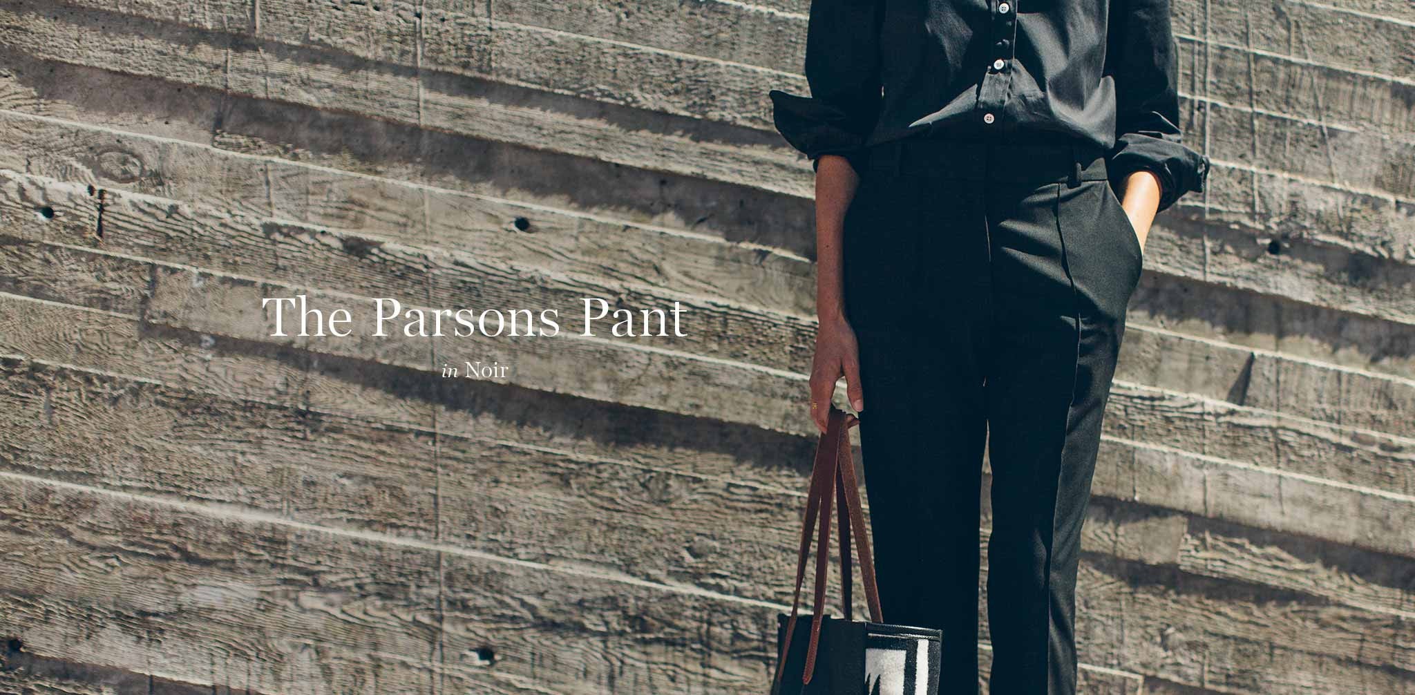 The Parsons Pant in Noir - Image 9